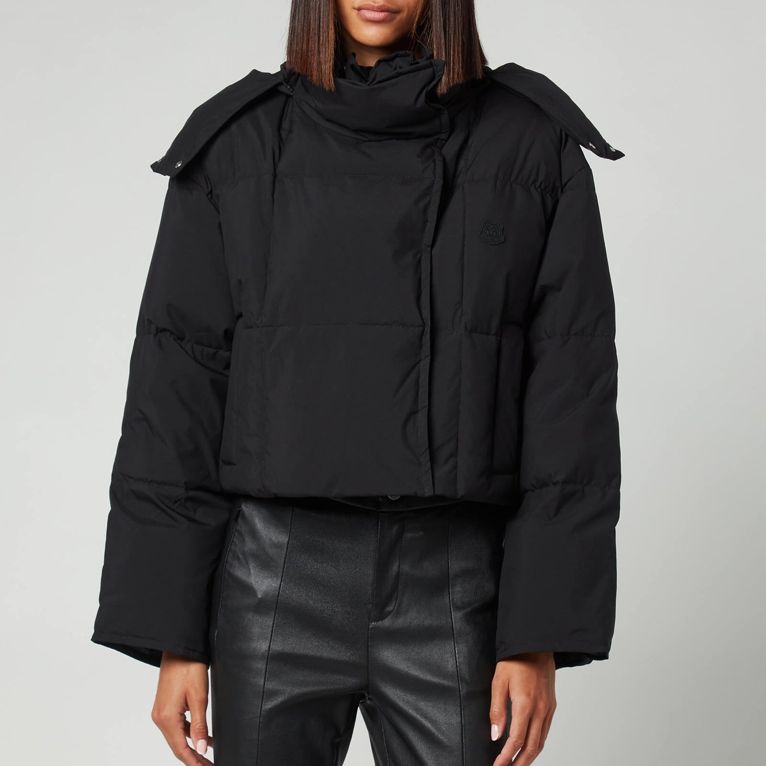 KENZO Women's Cropped Puffer Jacket - Black - M