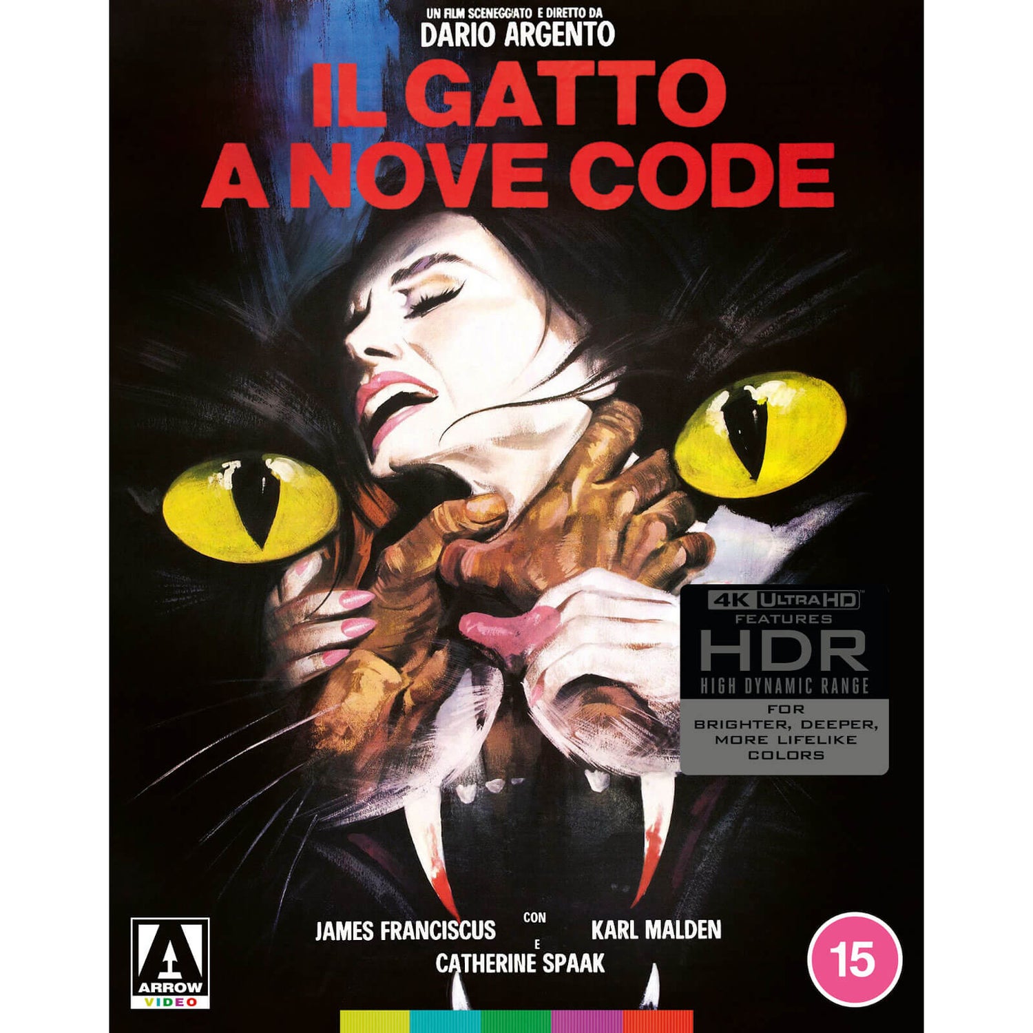 The Cat O' Nine Tails | Arte Originale Slipcover | Limited Edition 4K UHD