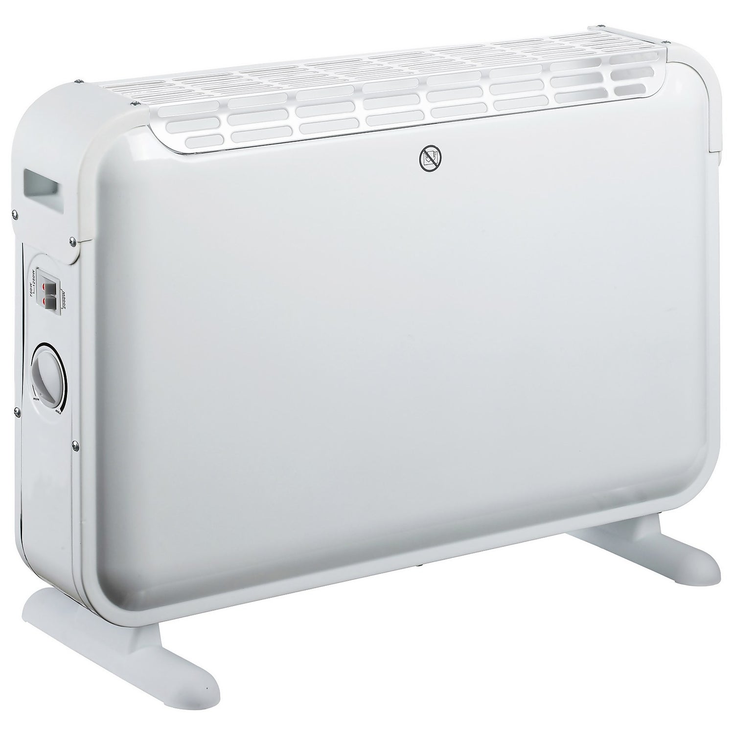 Stylec Electric Convector Heater with Contemporary Design in White - 2000W  | Homebase