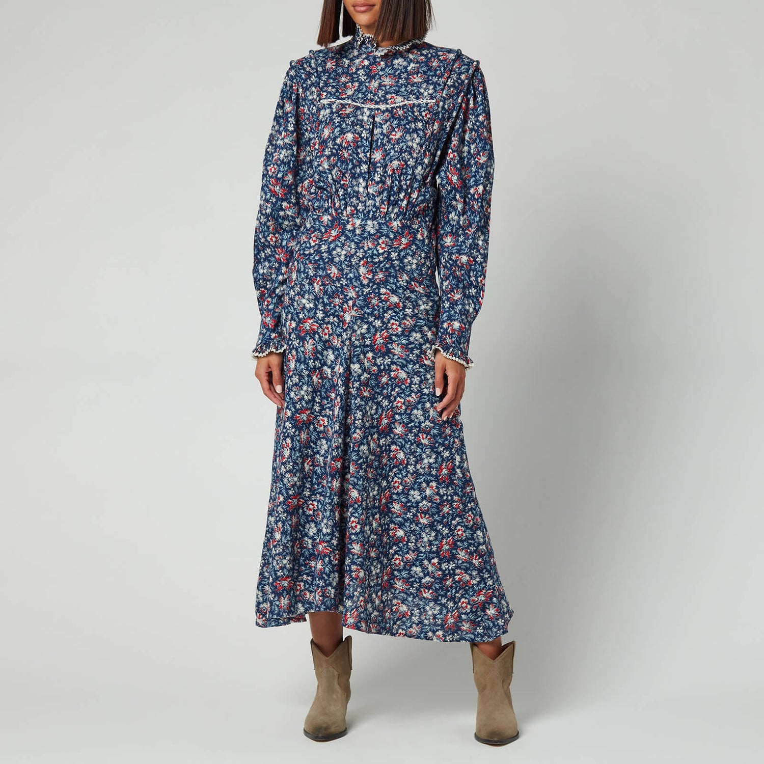 Isabel Marant Etoile Women's Darcy Dress - Navy - EU36/UK8