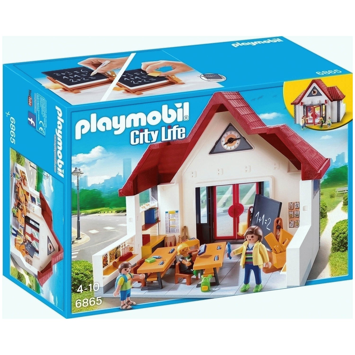 Playmobil City Life School House with Movable Clock Hands (6865)
