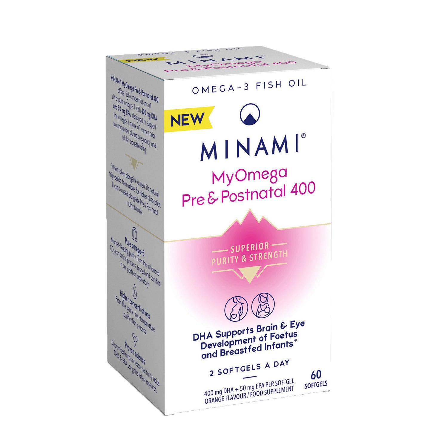 Minami MyOmega Pre&Postnatal 400mg - 60 Softgels