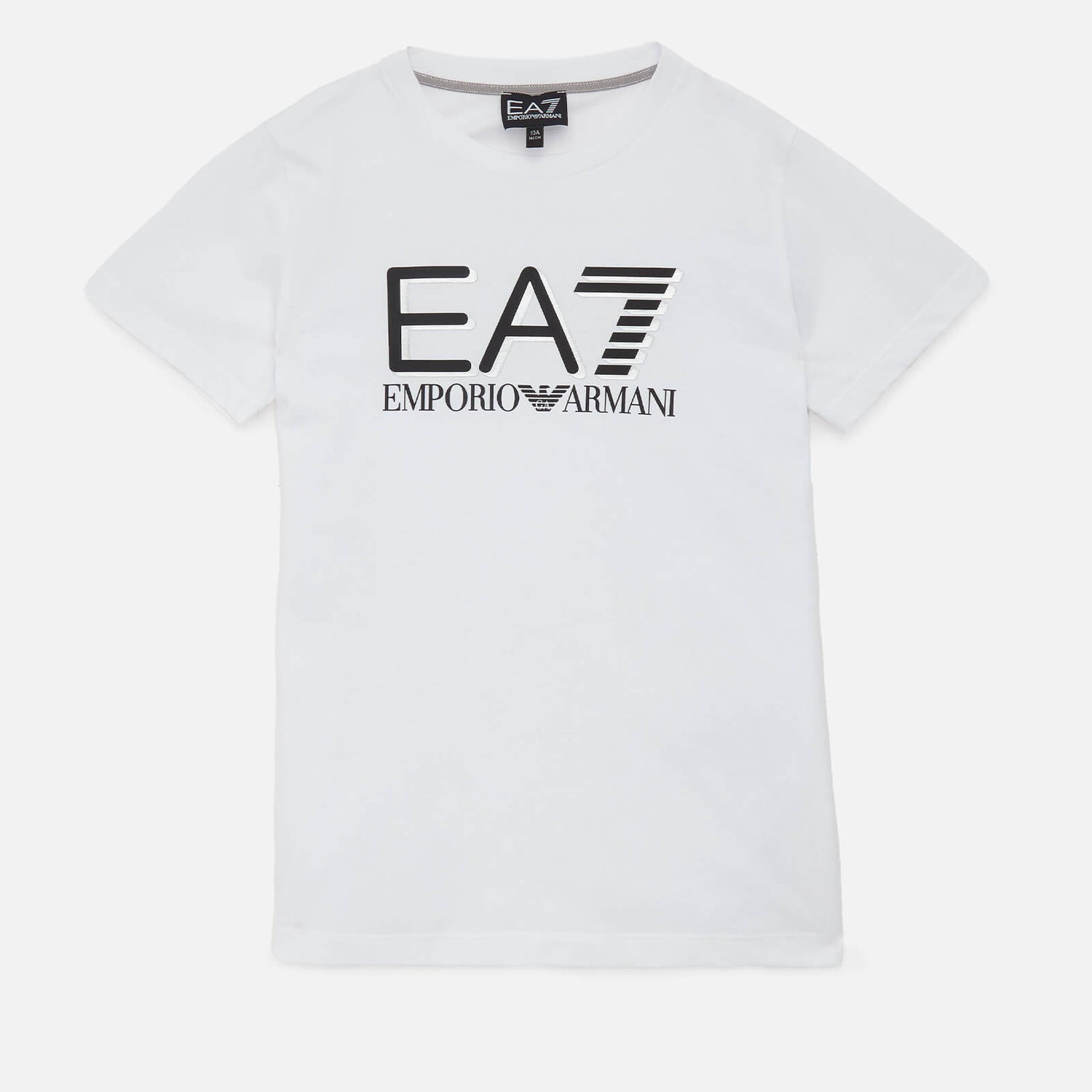 EA7 Boys' French Terry Visbility T-Shirt - White
