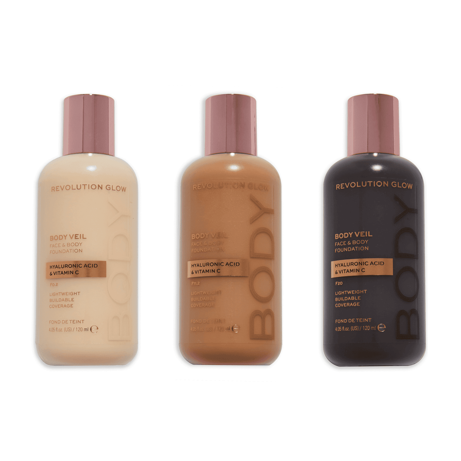 Makeup Body Veil Face & Body Foundation (Various Shades)