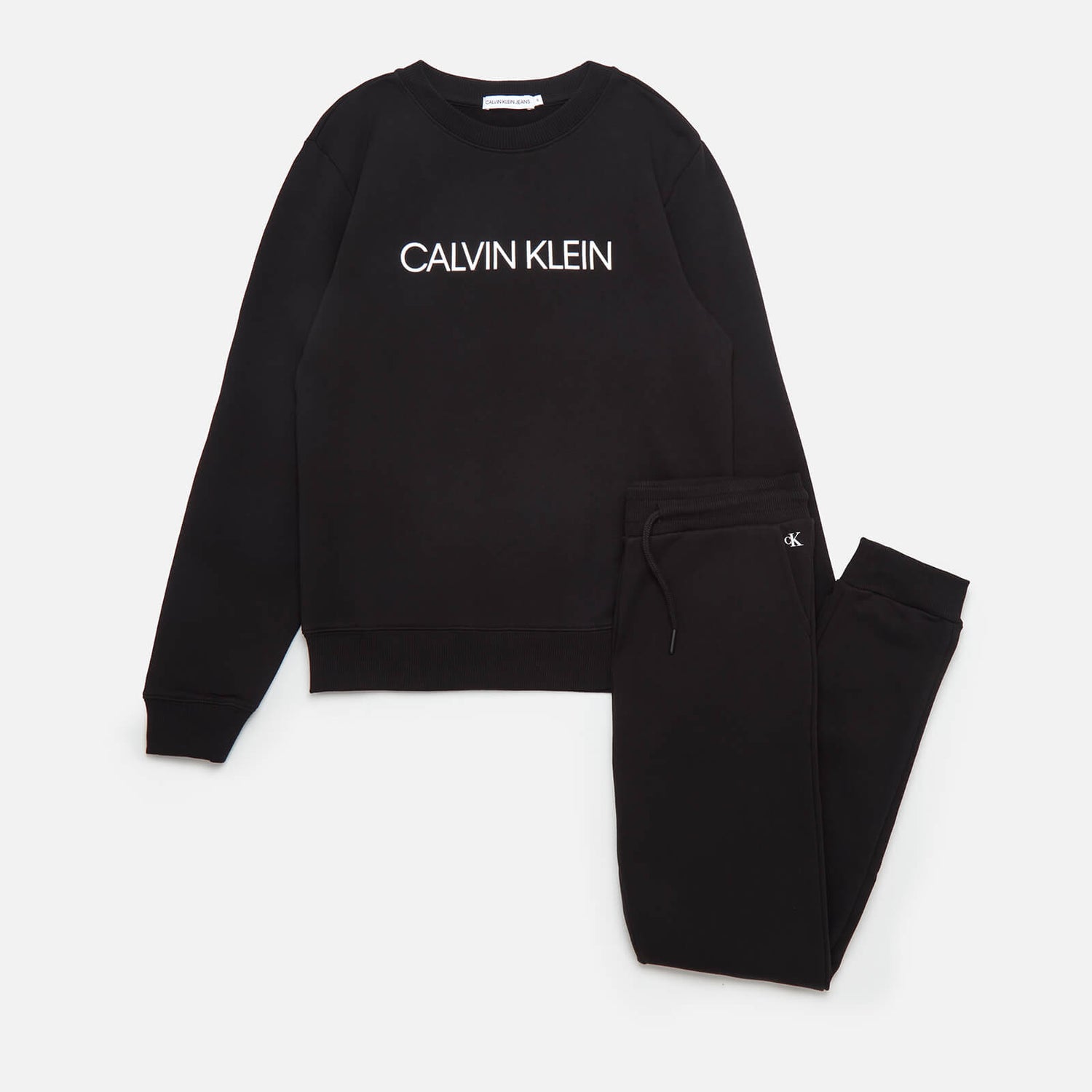 Calvin Klein Jeans Boys' Essential HWK Sweatpants Set - Ck Black