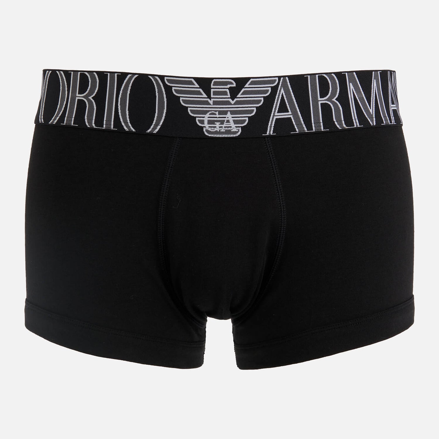 Emporio Armani Underwear Men's Mega Logo Boxer Briefs - Black