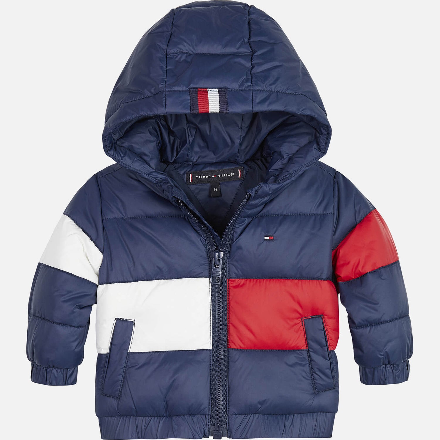 Tommy Hilfiger Baby Colorblock Puffer Coat - Twilight Navy