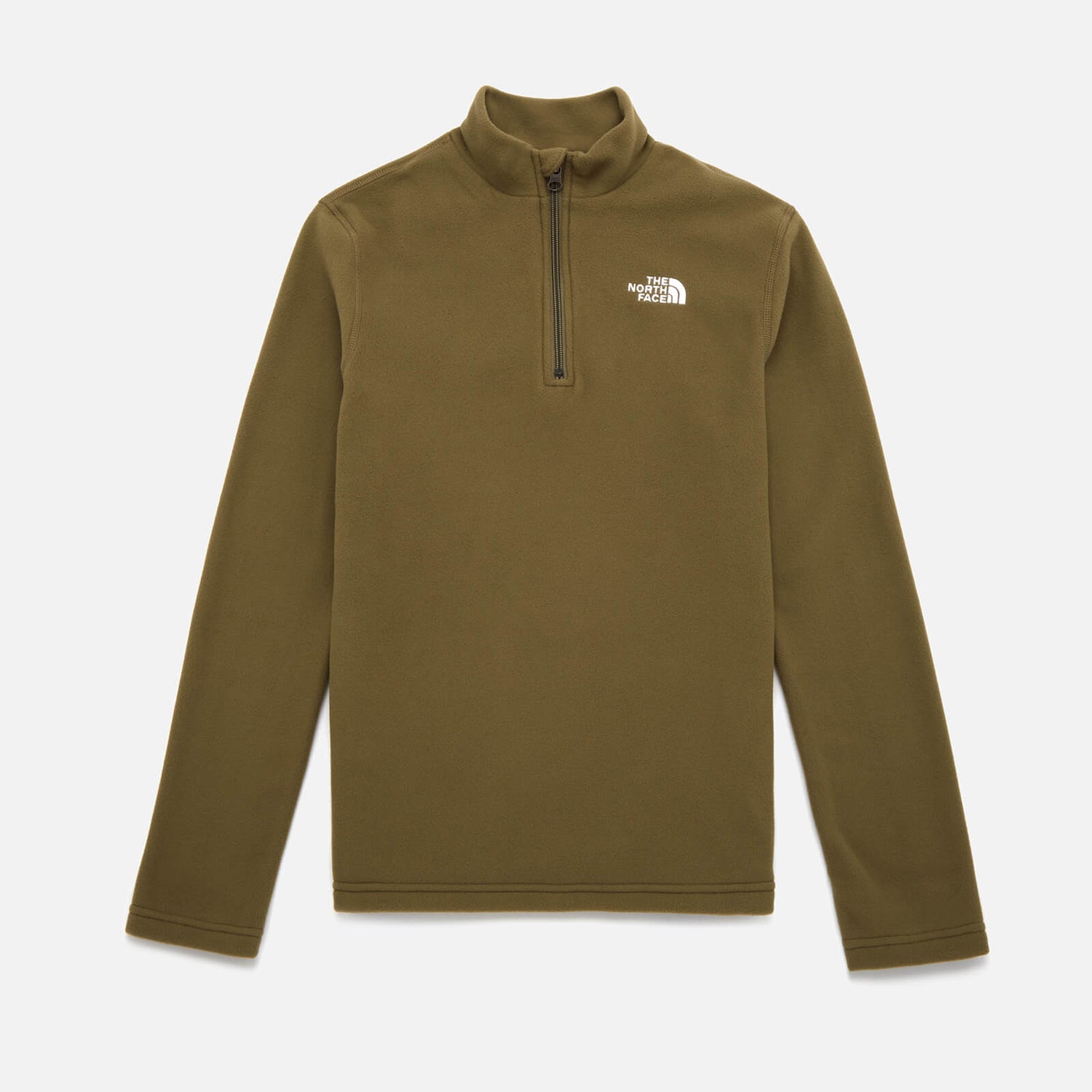 The North Face Boys' Youth Glacier Recycled 1/4 Zip Sweater - Khaki - 5-6 Years