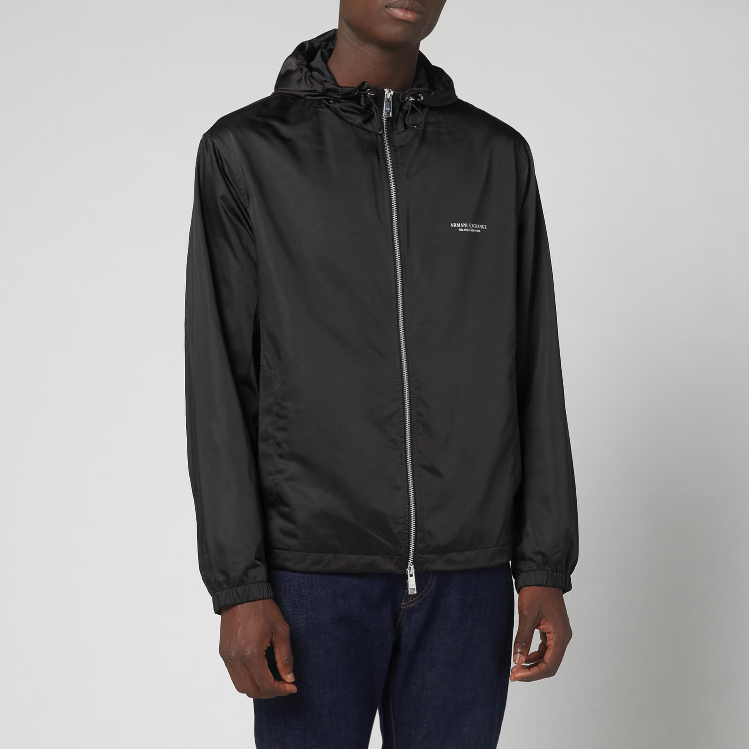 Armani Exchange Men's Windbreaker Jacket - Black