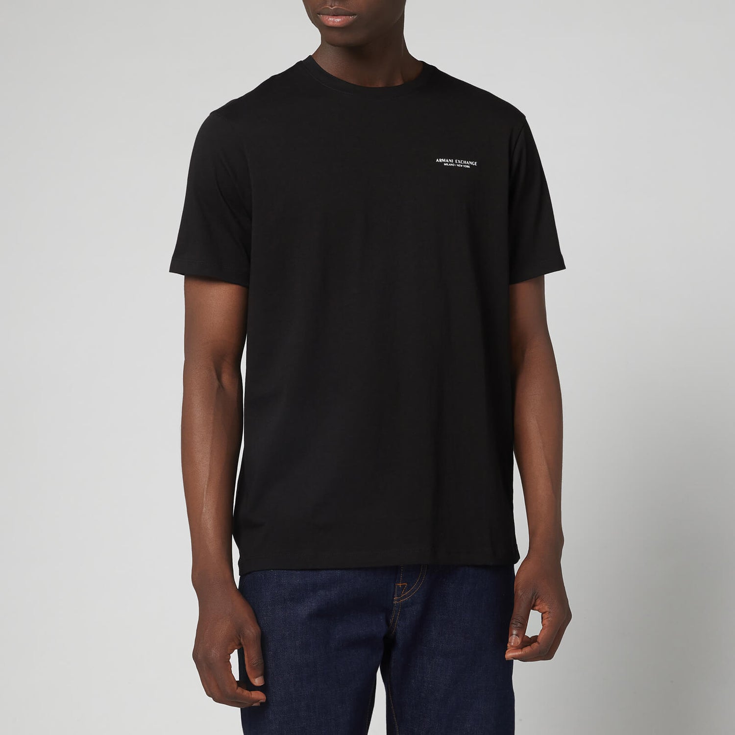 Armani Exchange Men's Small Logo T-Shirt - Black