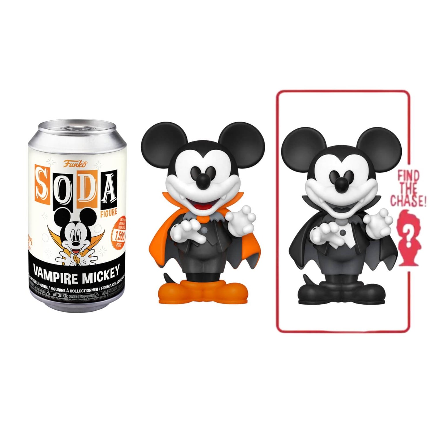 Disney Vampire Mickey Mouse Vinyl Soda