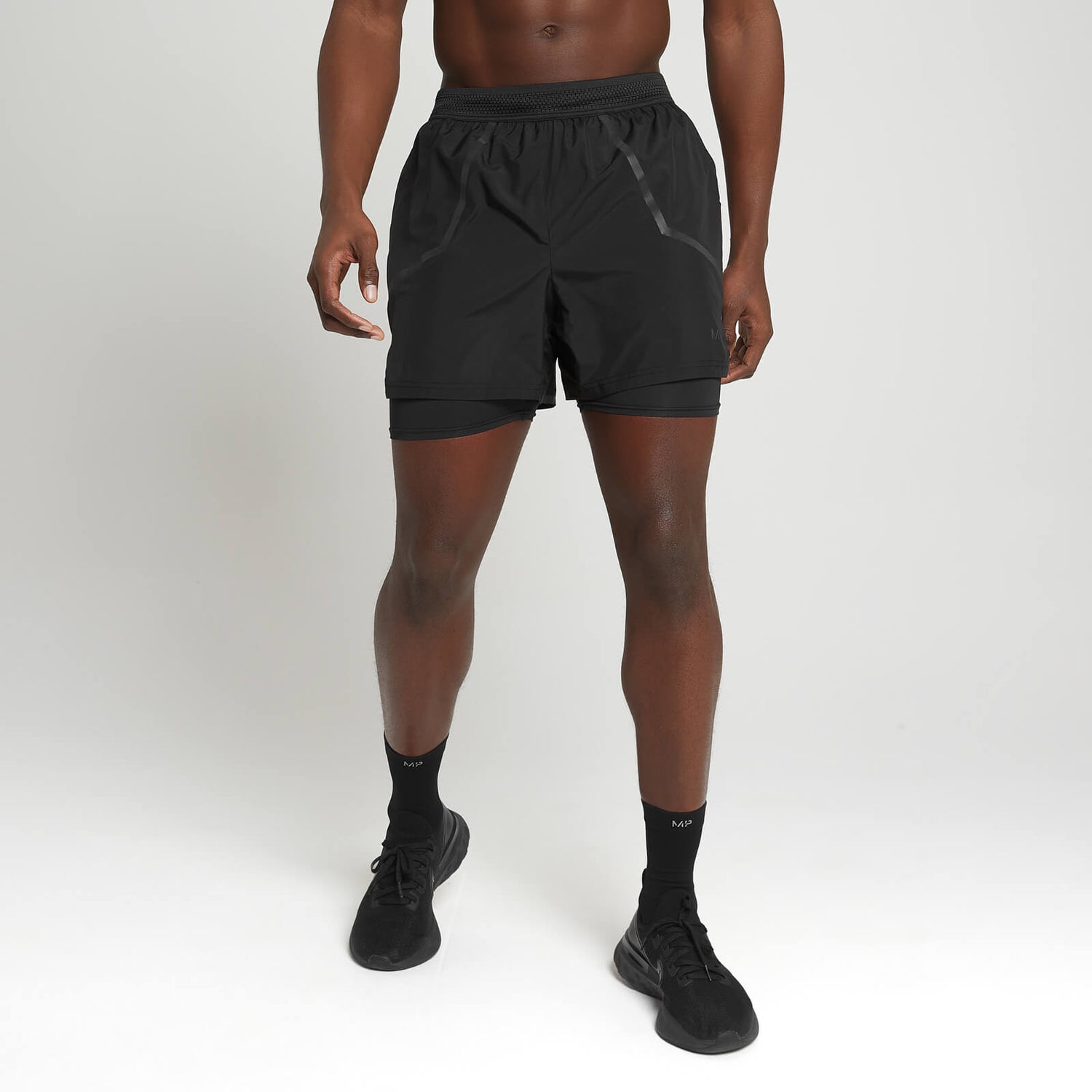 MP Men's Velocity Ultra 2 In 1 Shorts - Black - XXS