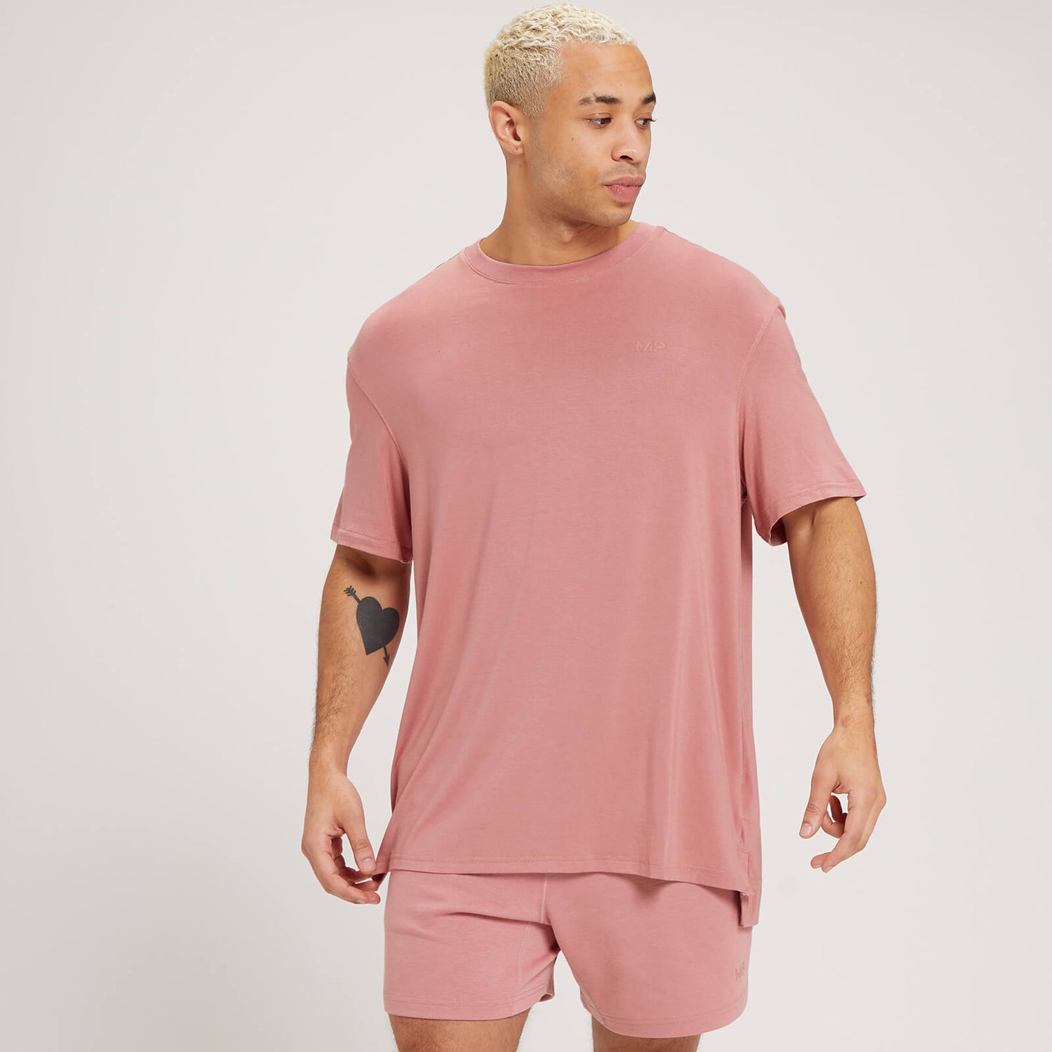 MP vyriški „Composure Oversized“ marškinėliai trumpomis rankovėmis – Bluki rožinė