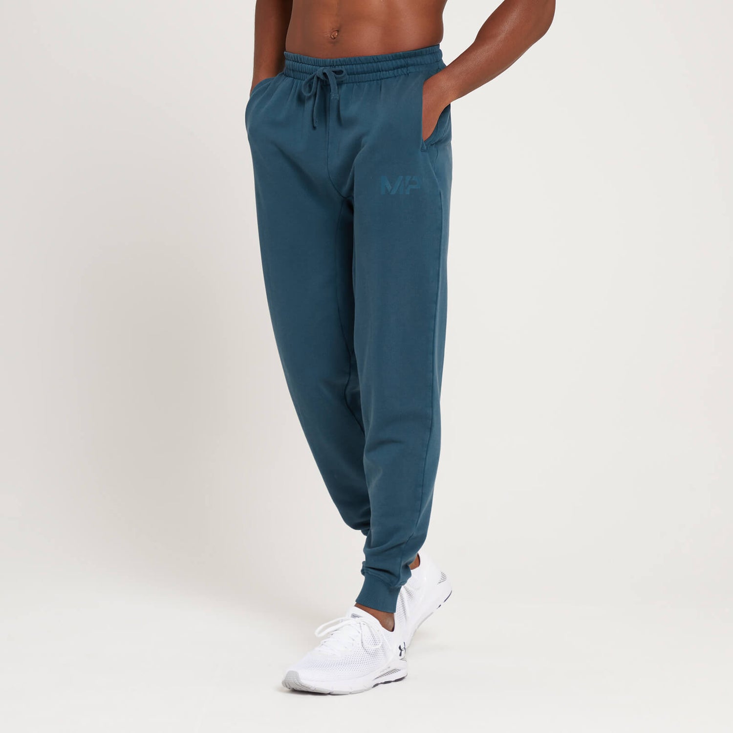 Pantaloni tip jogger prespălați MP Adapt pentru bărbați - Albastru prăfuit - S