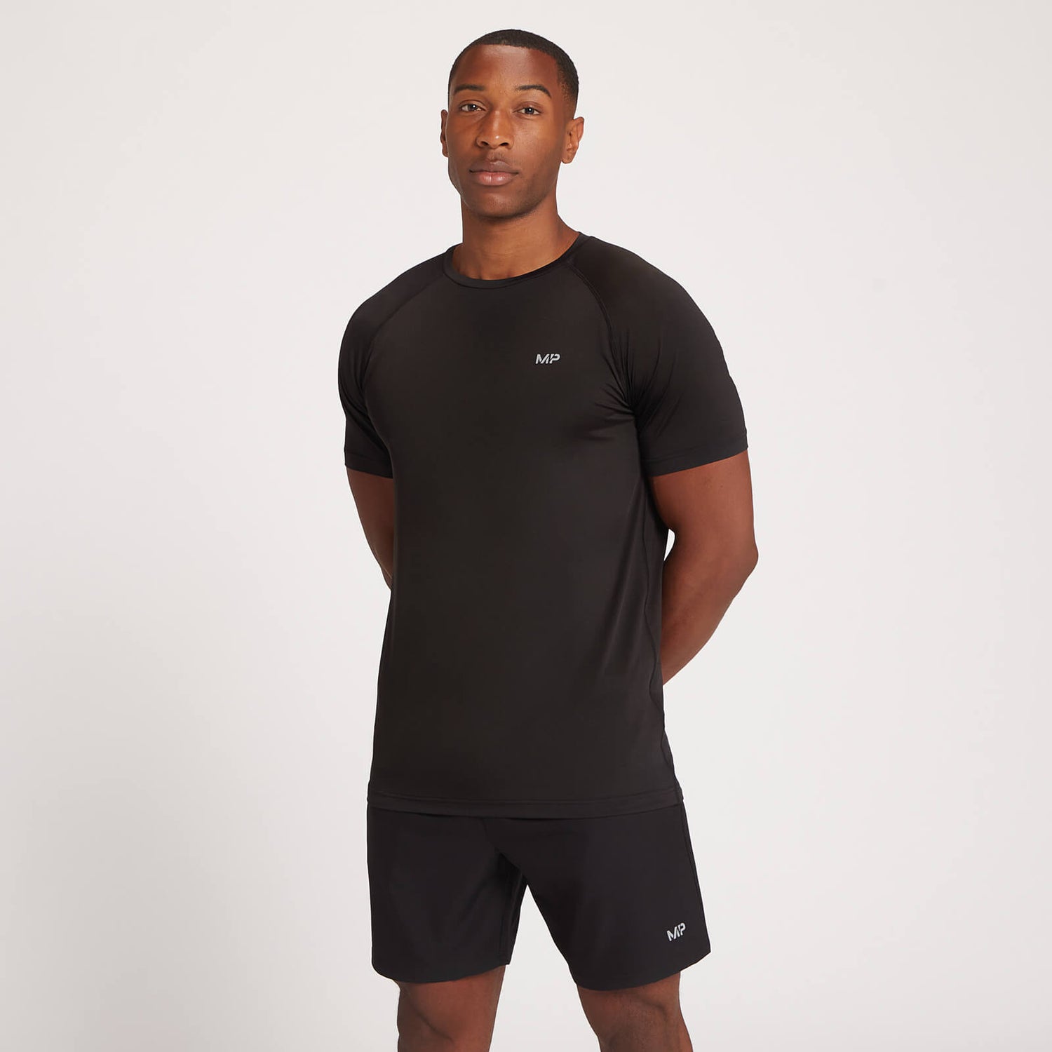 MP Men's Repeat MP Graphic Training Short Sleeve T-Shirt - Black