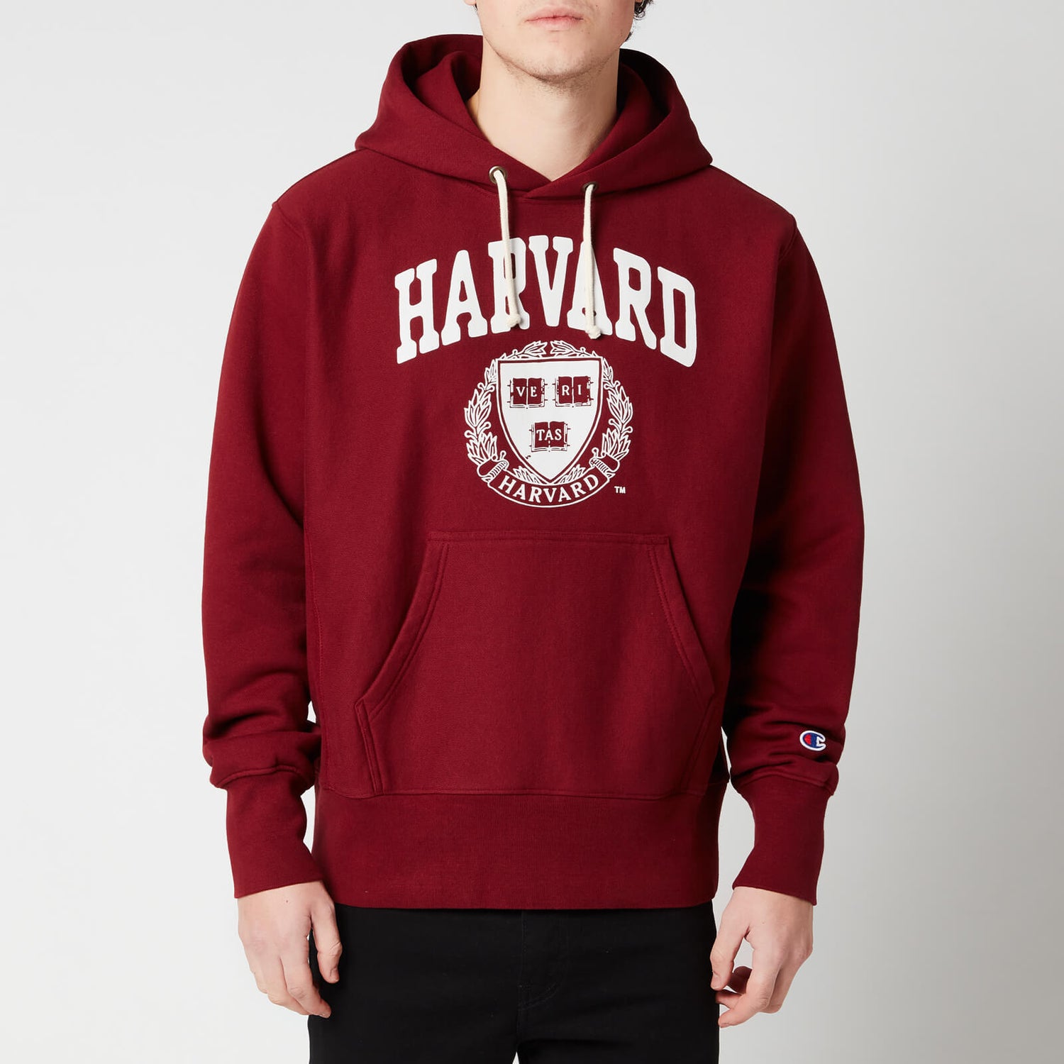Champion Men's Harvard Pullover Hoodie - Burgundy - M