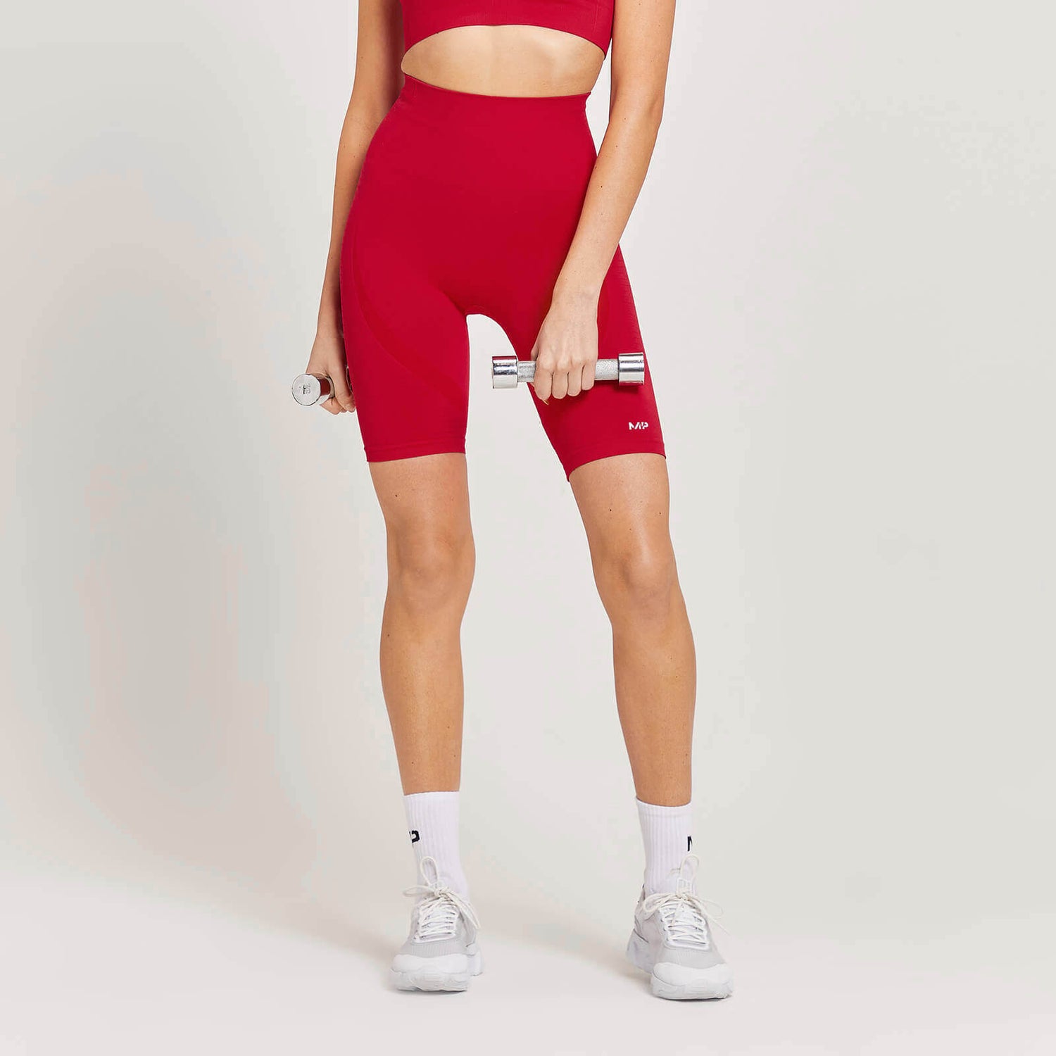 MP Women's Tempo Seamless Cycling Shorts - Danger