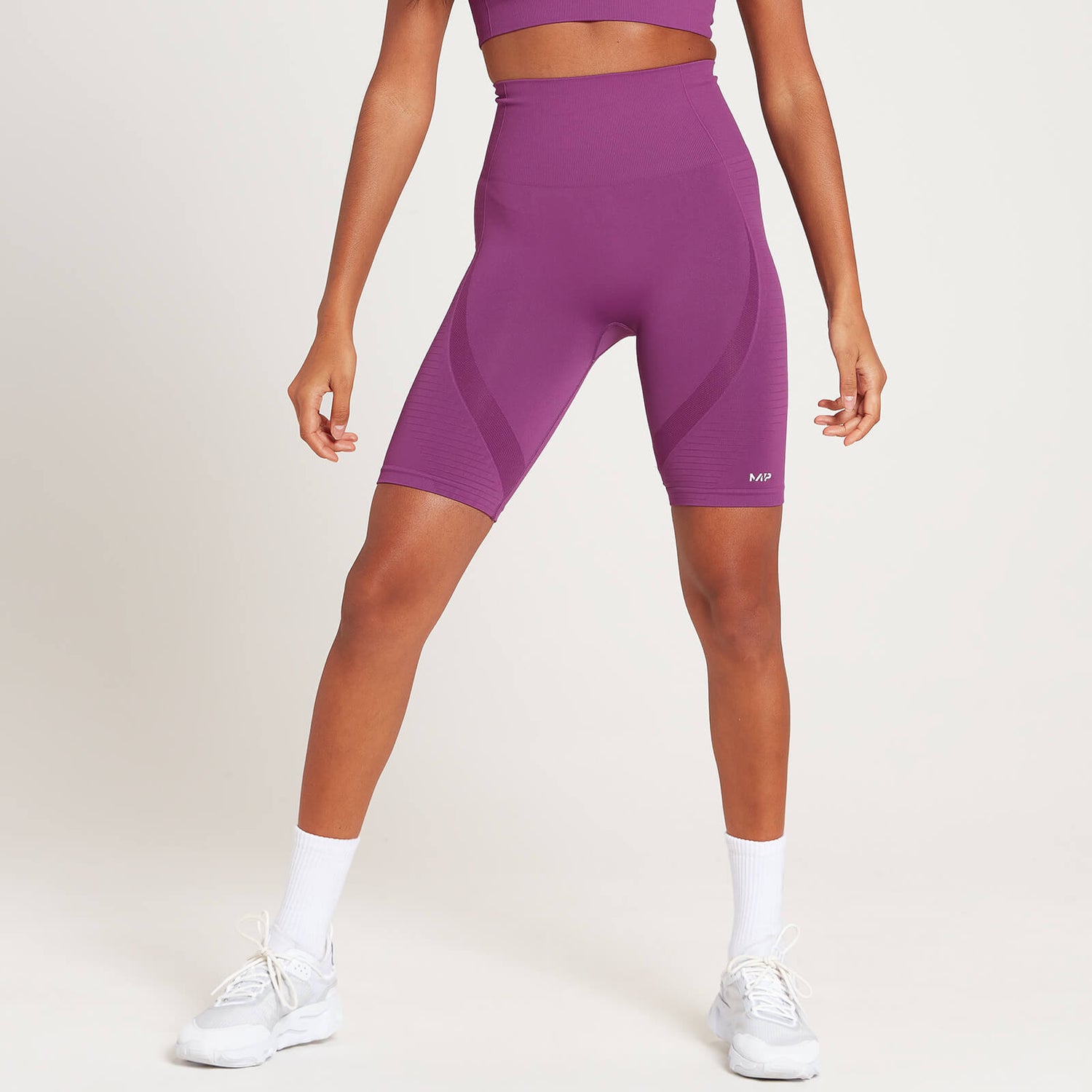 MP Women's Tempo Seamless Cycling Shorts - Purple - XS