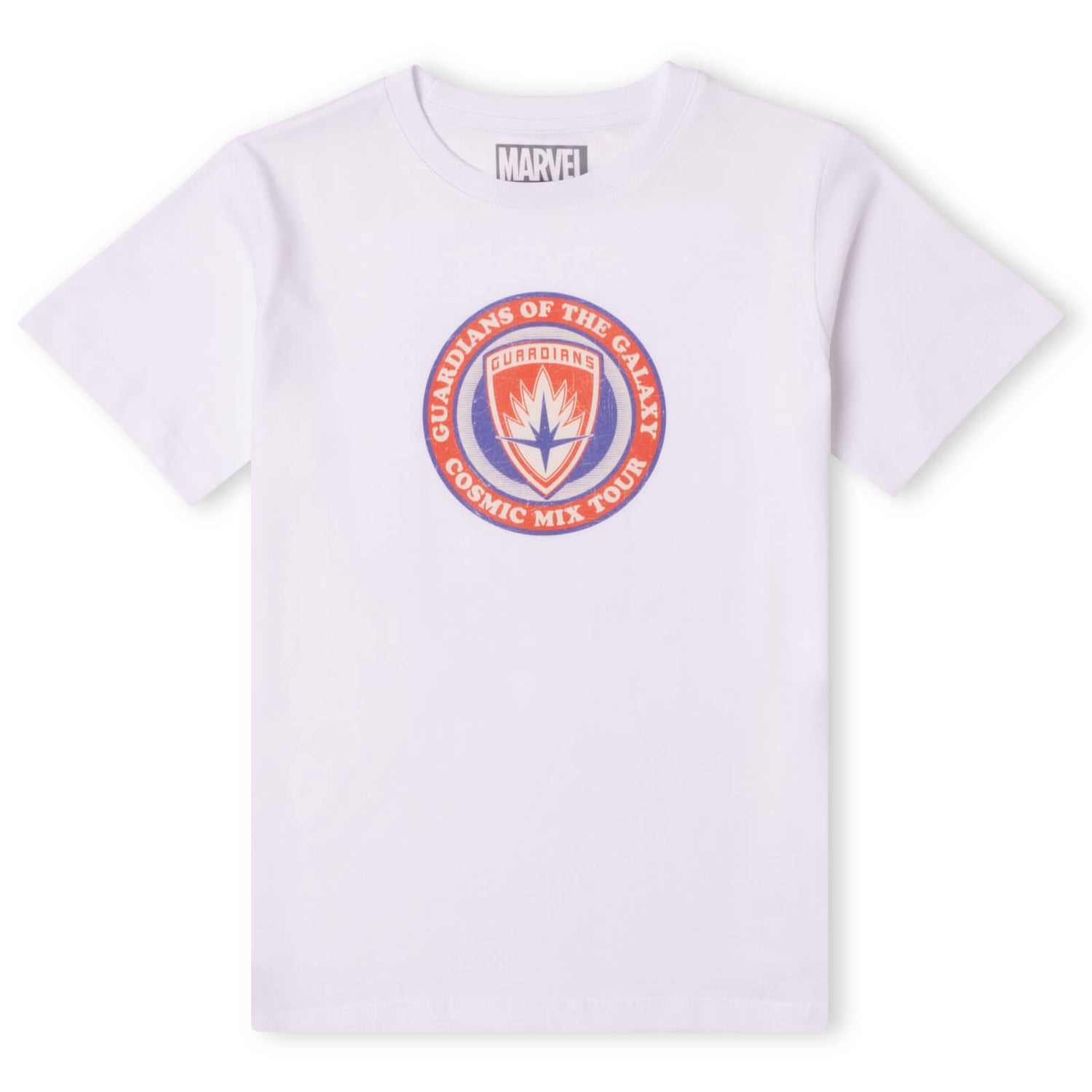 Marvel Cosmic Mix Tour Kids' T-Shirt - White - 146/152 (11-12 jaar) - Wit