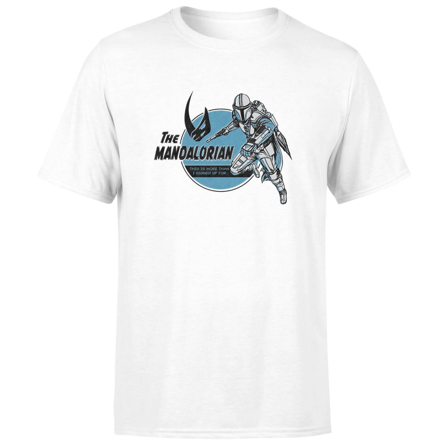 Star Wars The Mandalorian This Is More Than I Signed Up For Men's T-Shirt - White