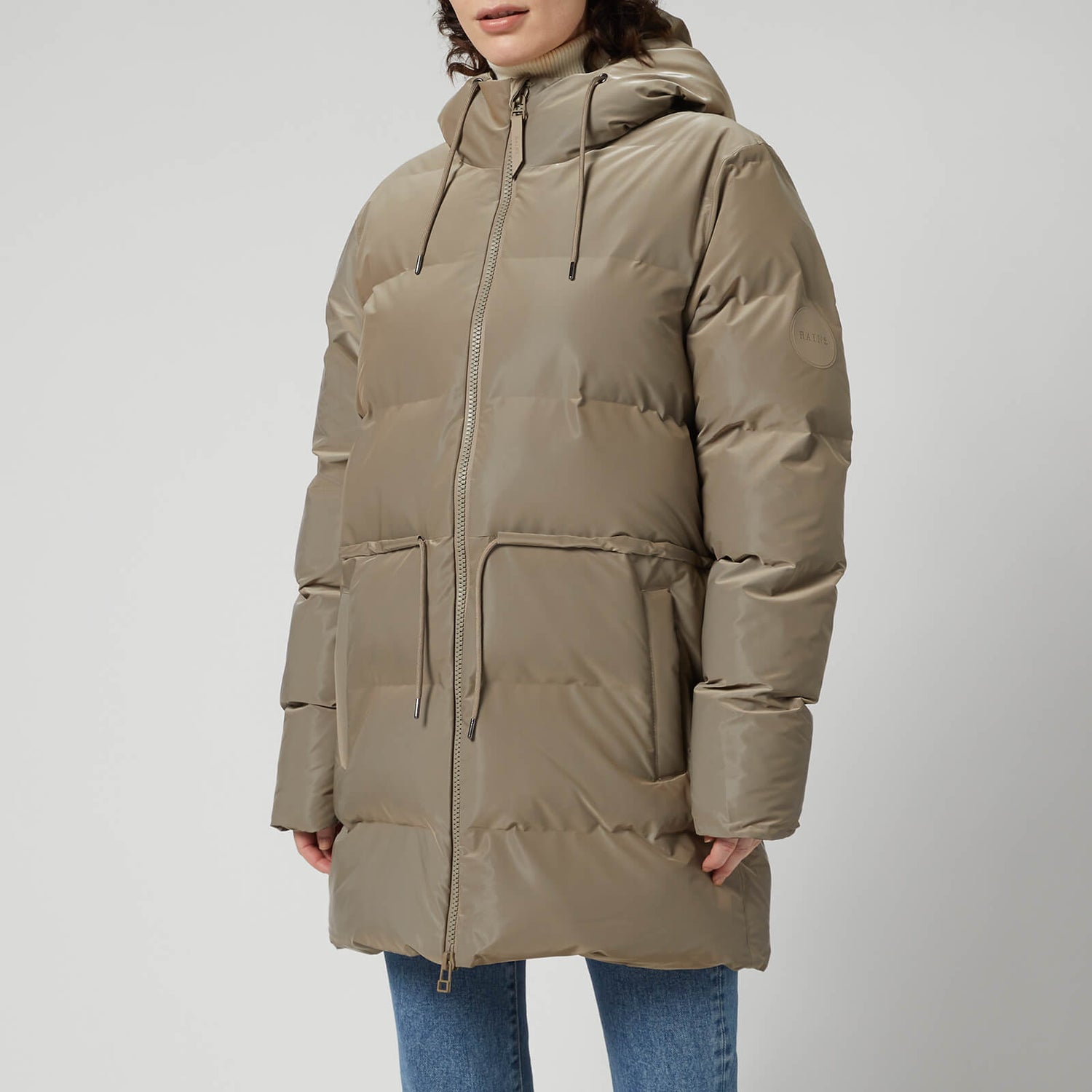 Rains Puffer W Jacket - Velvet Taupe