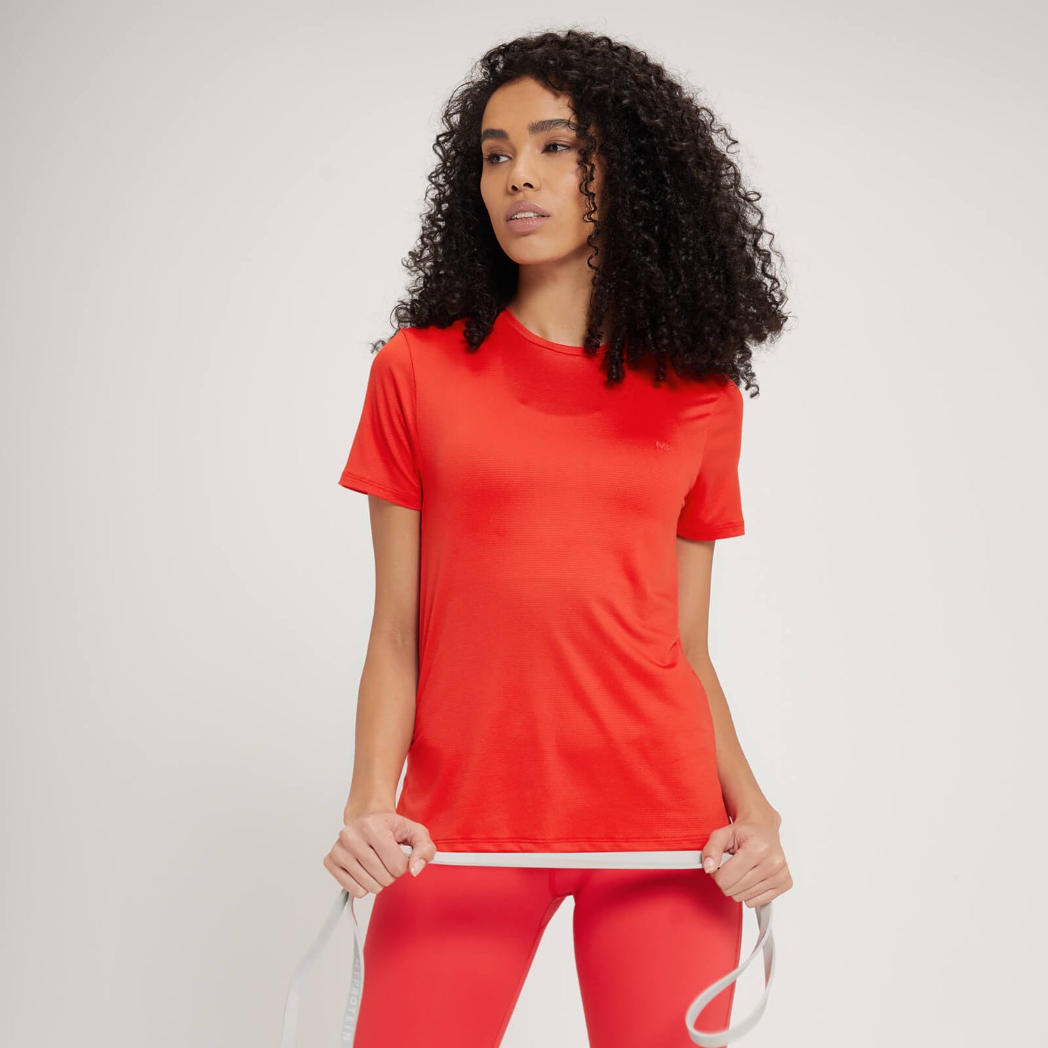 Camiseta con abertura en la espalda Power Ultra para mujer de MP - Rojo - XXS
