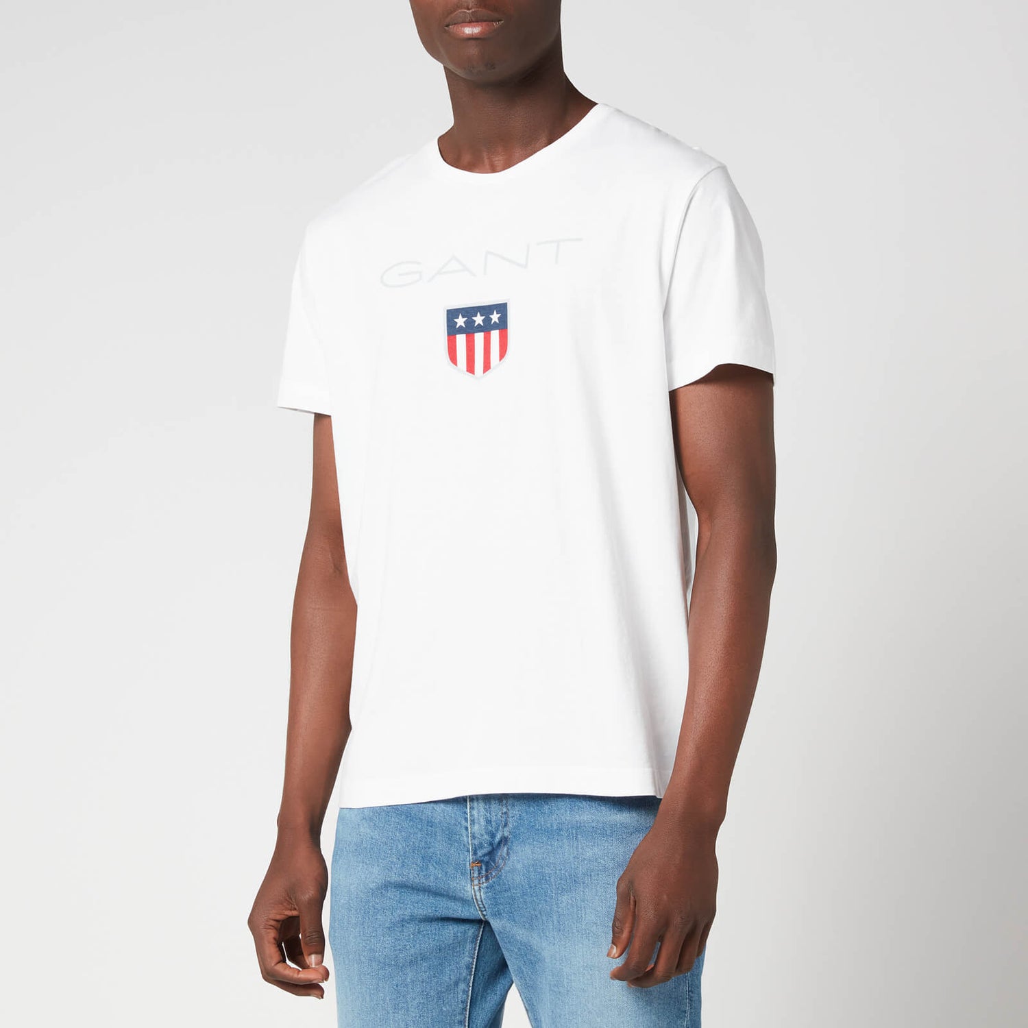 GANT Men's Shield Crewneck T-Shirt - White