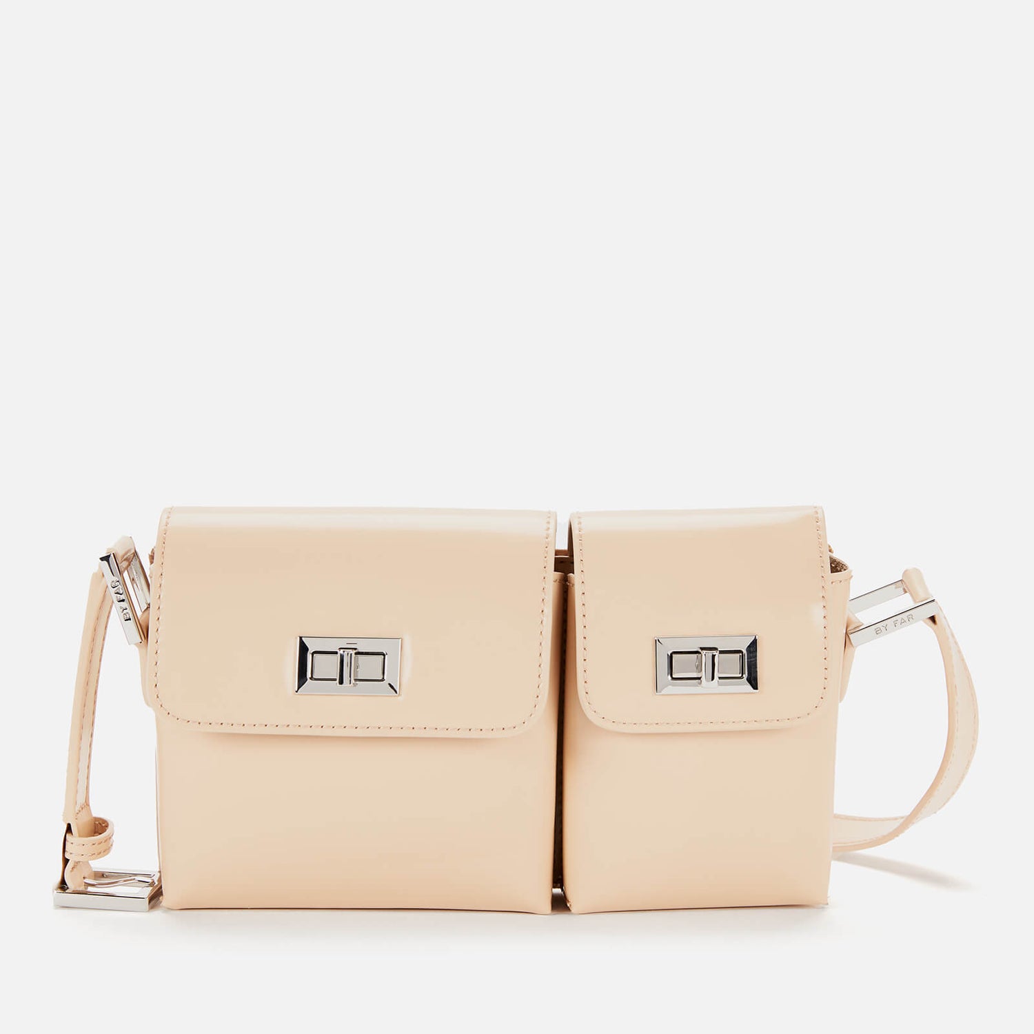 BY FAR Women's Baby Billy Semi Patent Bag - Sand