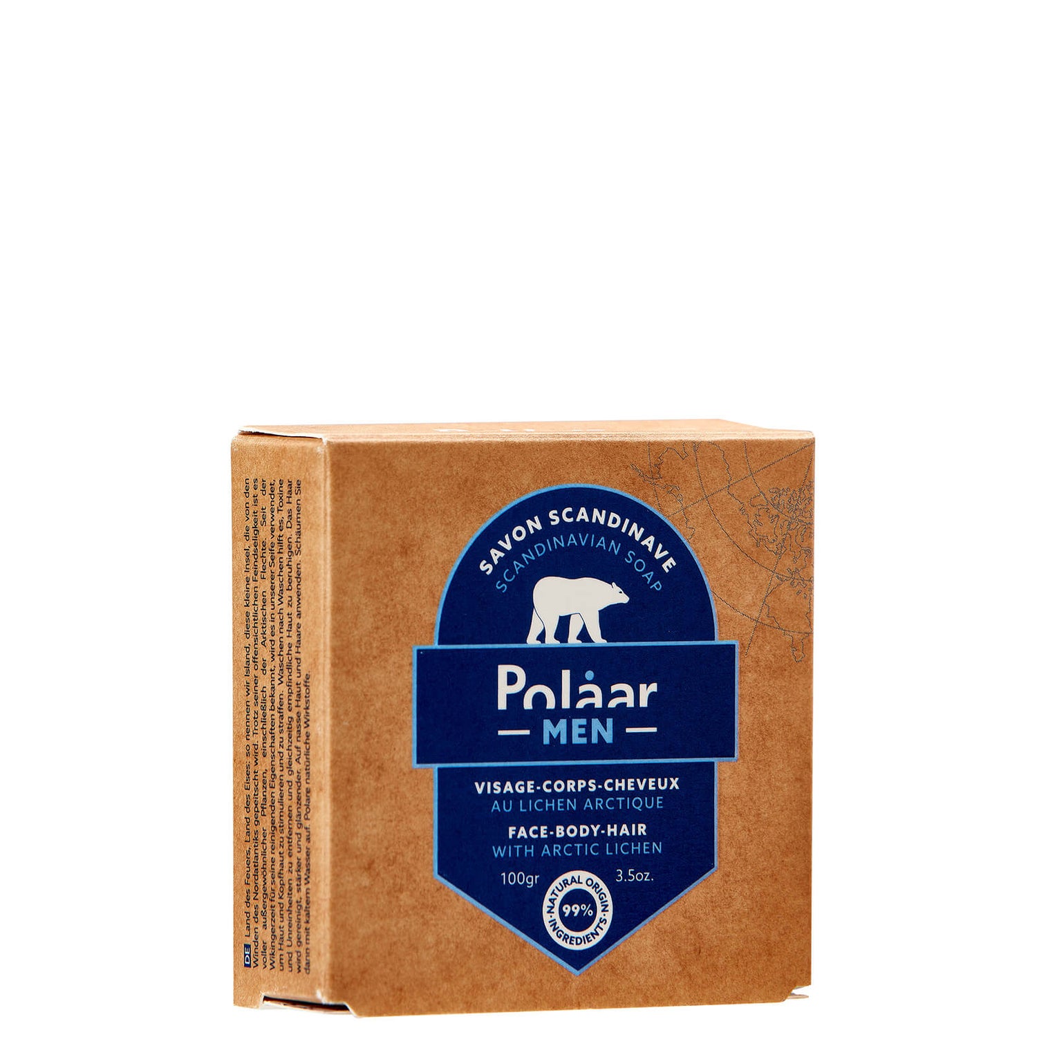 Polaar Men Scandinavian Soap -saippua, 100 g