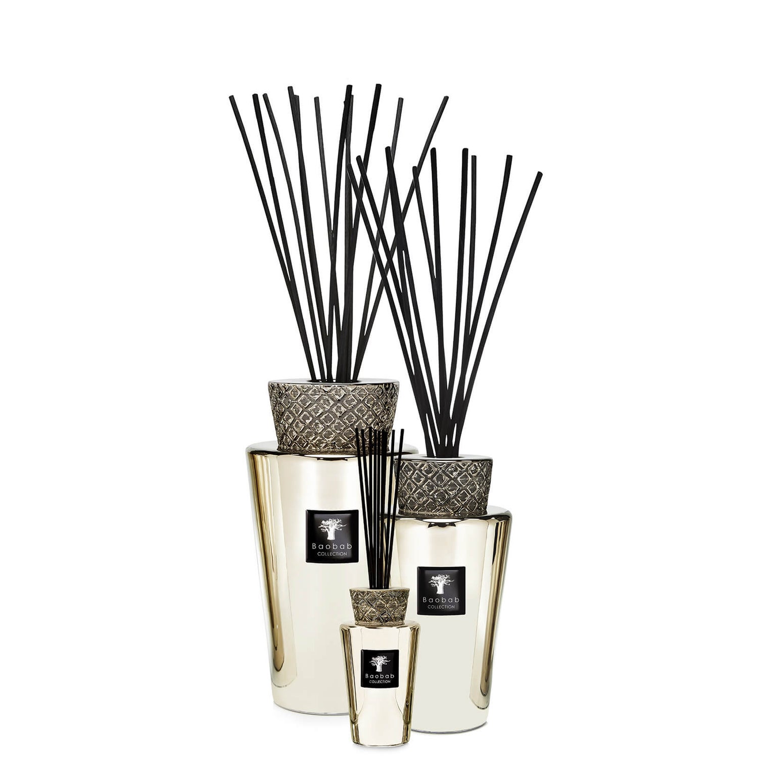 Baobab Collection Totem - Platinum Luxury Bottle Diffuser (Various Sizes)