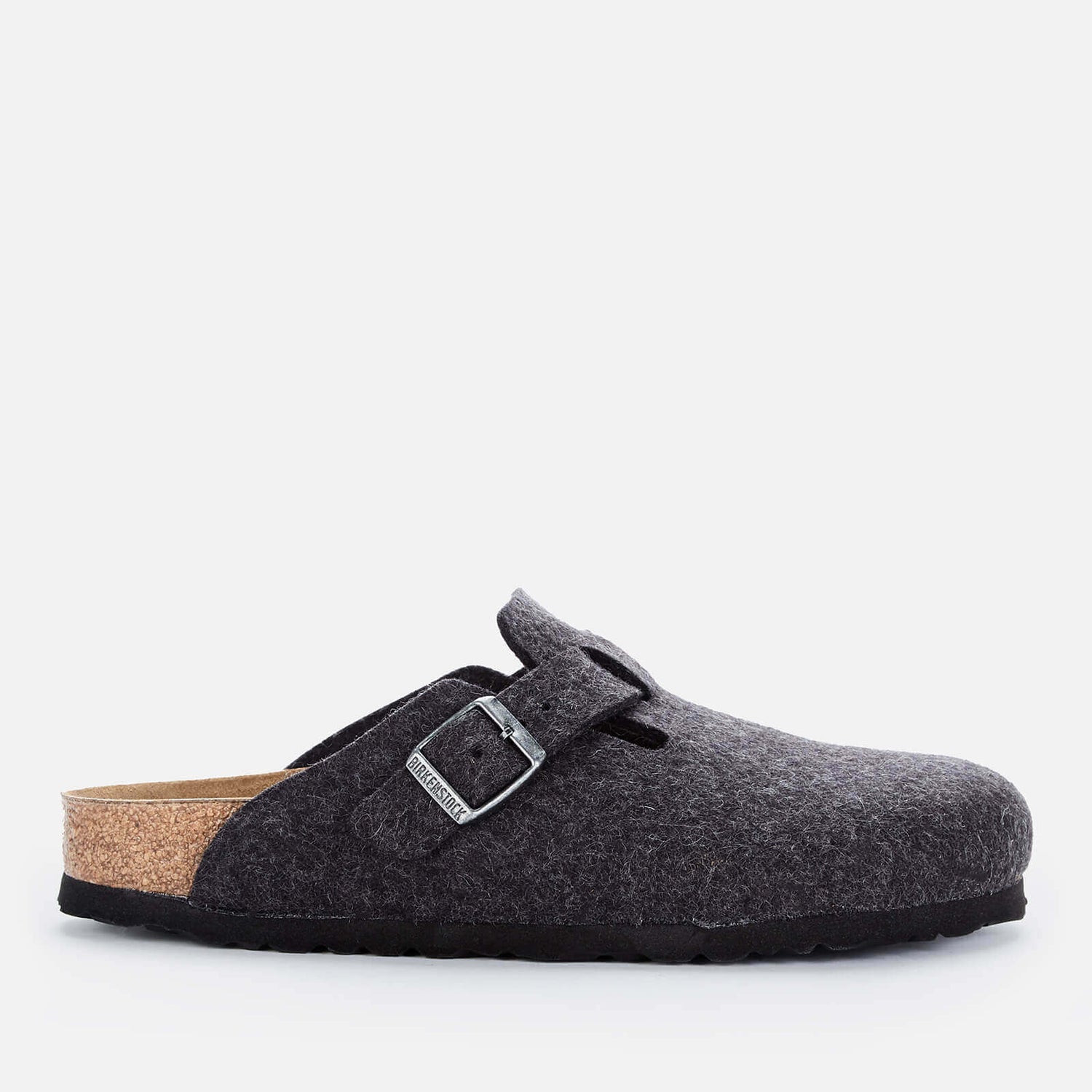 Birkenstock Women's Boston Felt Mules - Anthracite - UK 3.5