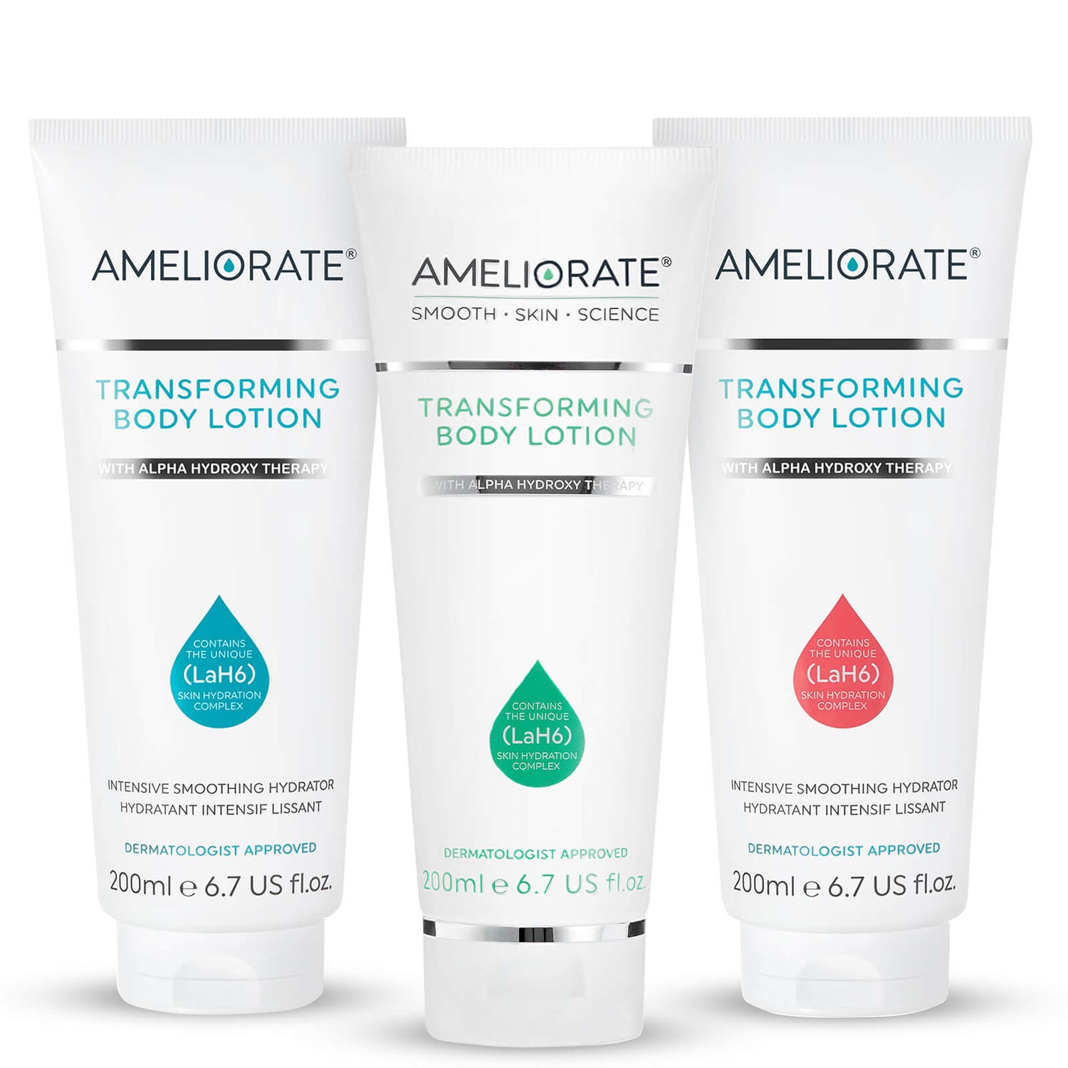 Athletic frugthave Sidelæns AMELIORATE AMELIORATE Fresh Transforming Body Lotion Trio | Free US  Shipping | lookfantastic