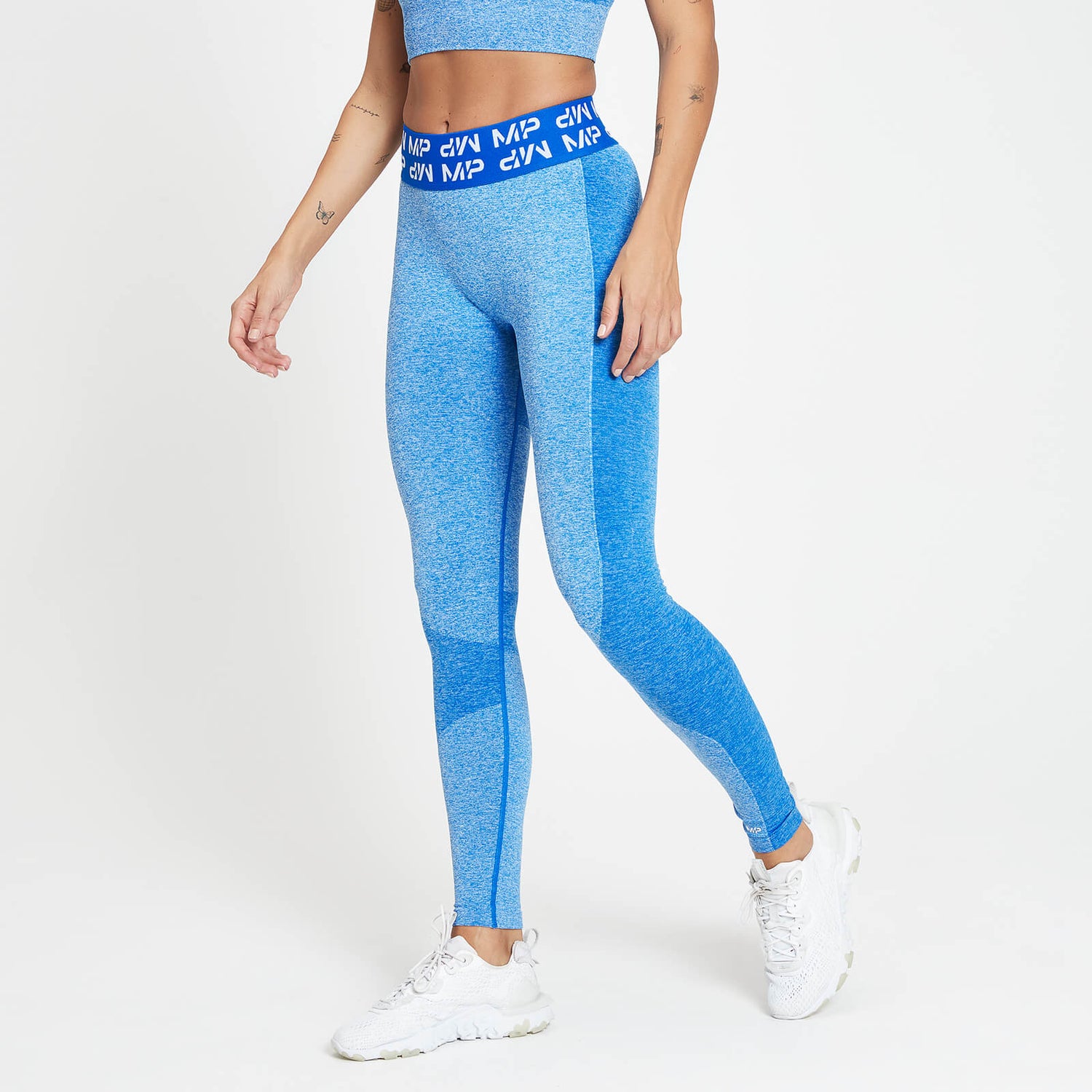 Naisten MP Curve -leggingsit - Voimakkaan sininen - XS