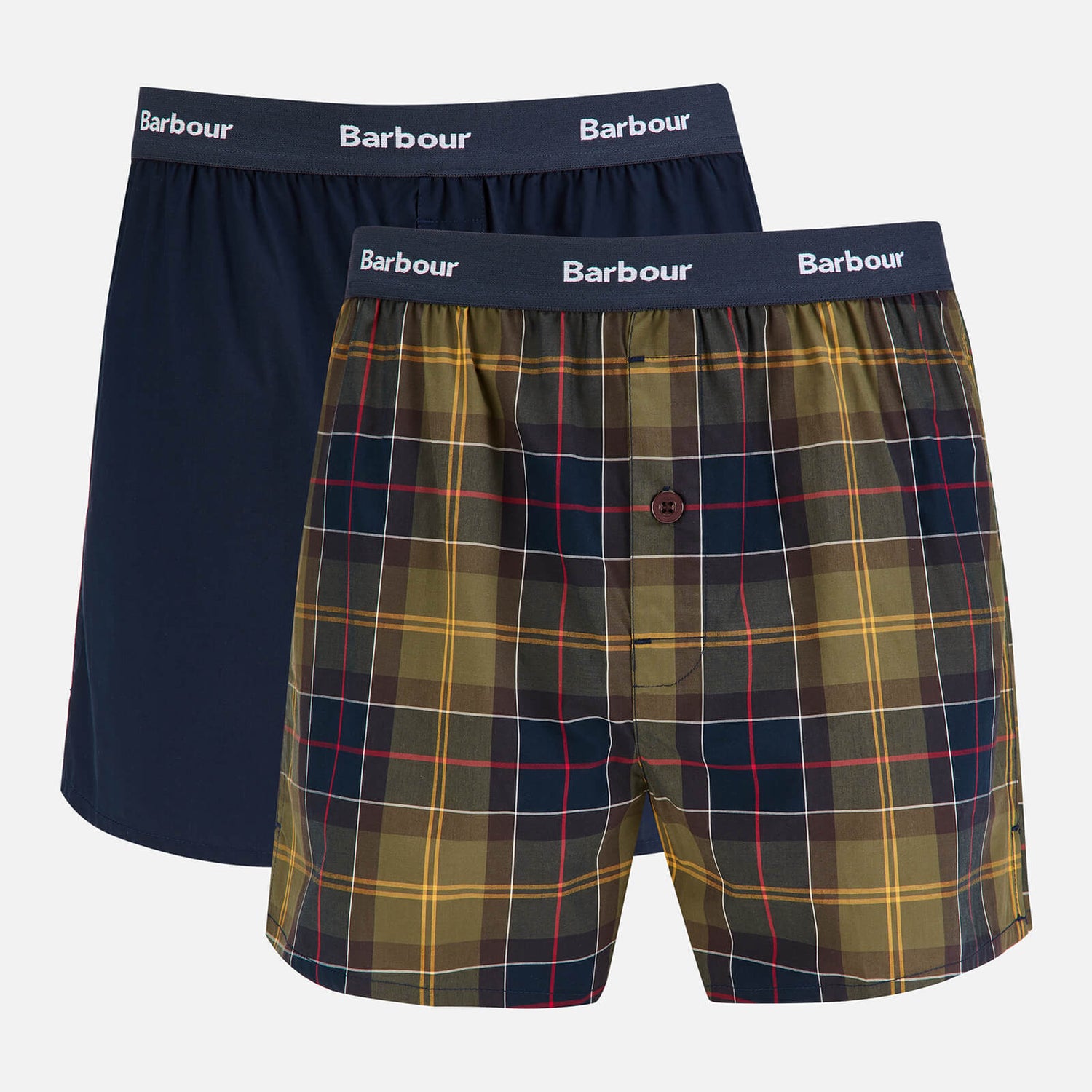 Barbour Heritage Men's 2-Pack Boxer Shorts - Classic Tartan/Navy