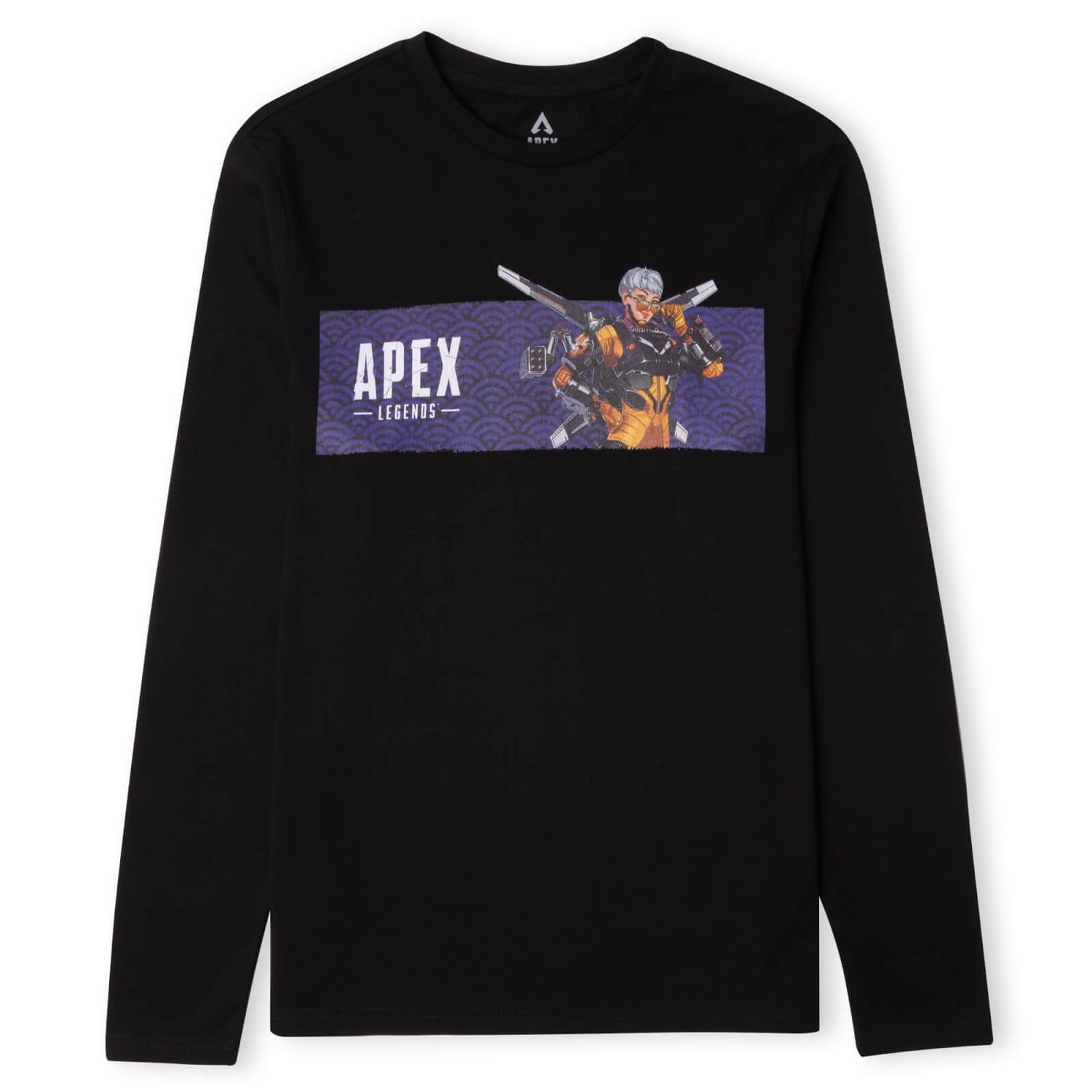 Camiseta de manga larga unisex Valkyrie Pose de Apex Legends - Negro