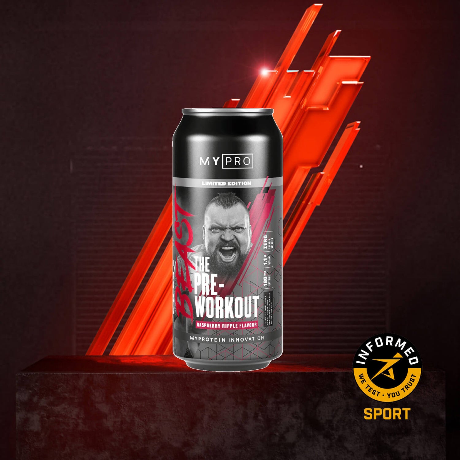 THE Pre-Workout Can (Single) - Himbeere