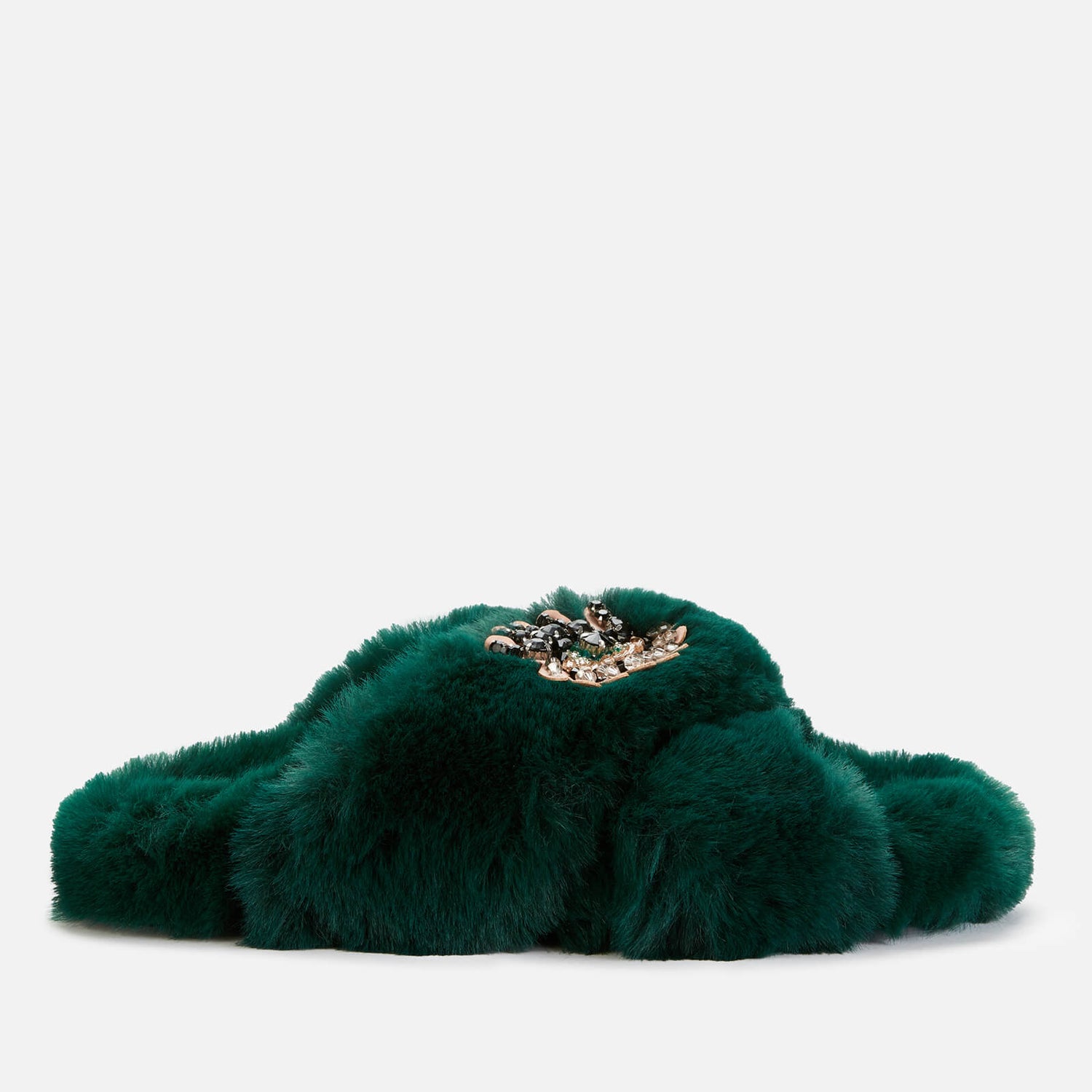 Kurt Geiger London Women's Junkfort Slippers - Dark Green