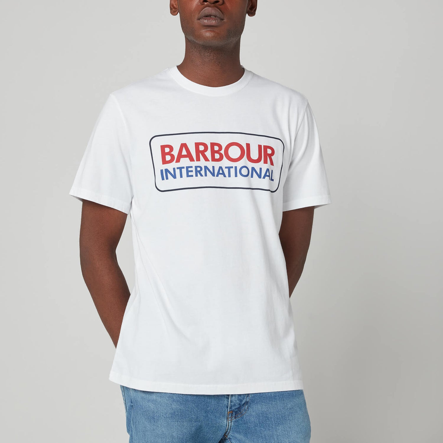 Barbour International Men's Event Logo T-Shirt - White