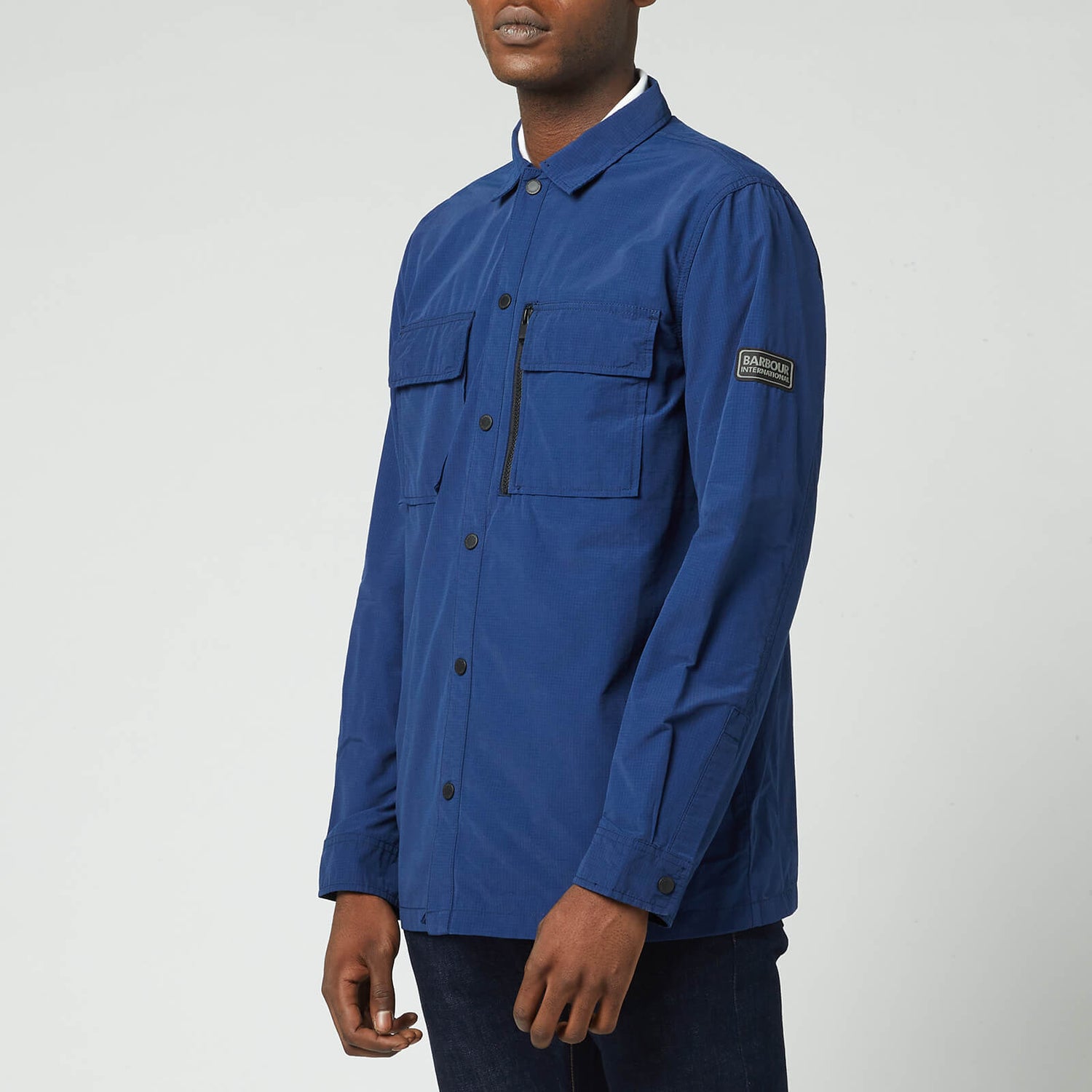 Barbour International Men's Slipstream Tech Overshirt - Regal Blue