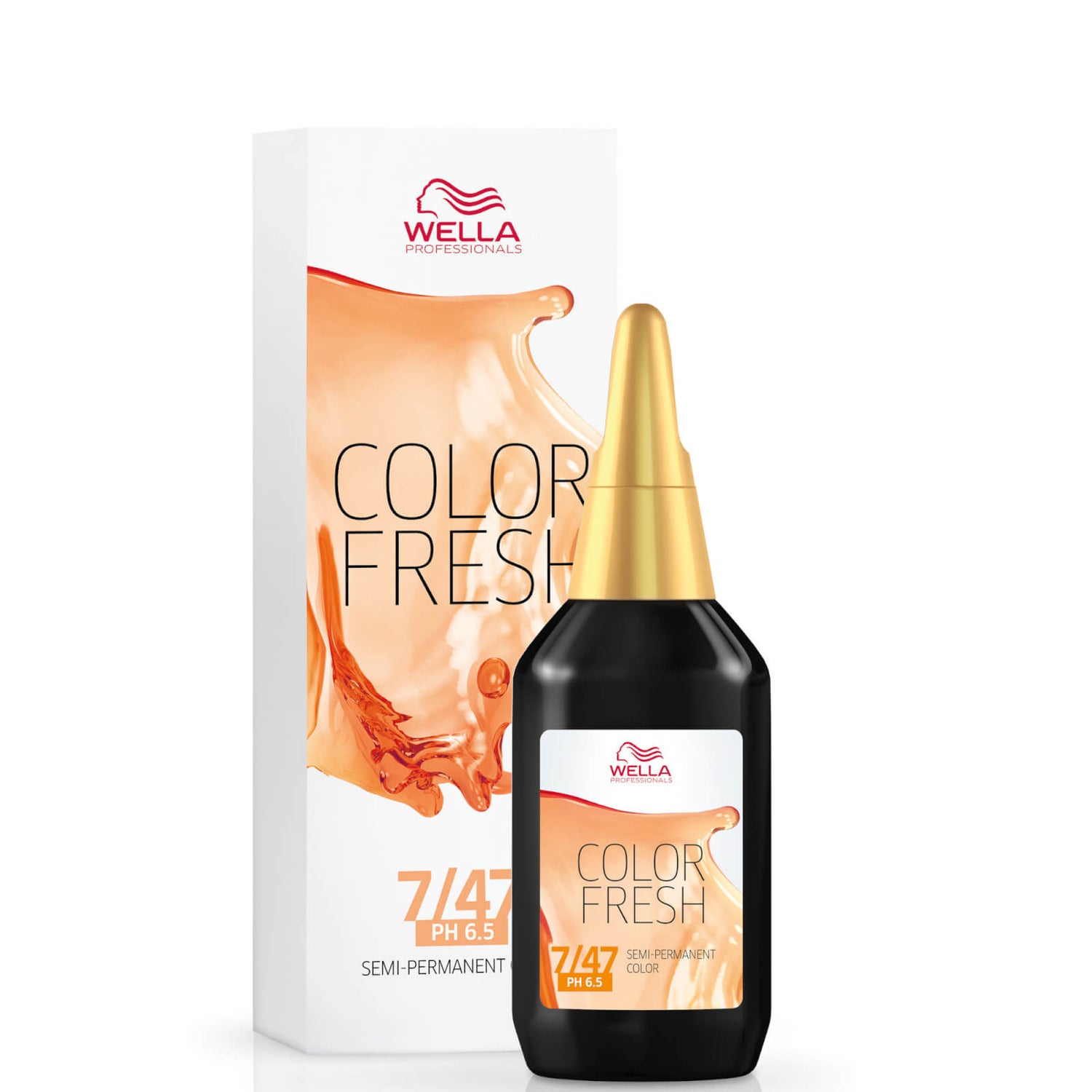 Wella Professionals Color Fresh 7/47 Medium Blonde Red Brown 75ml