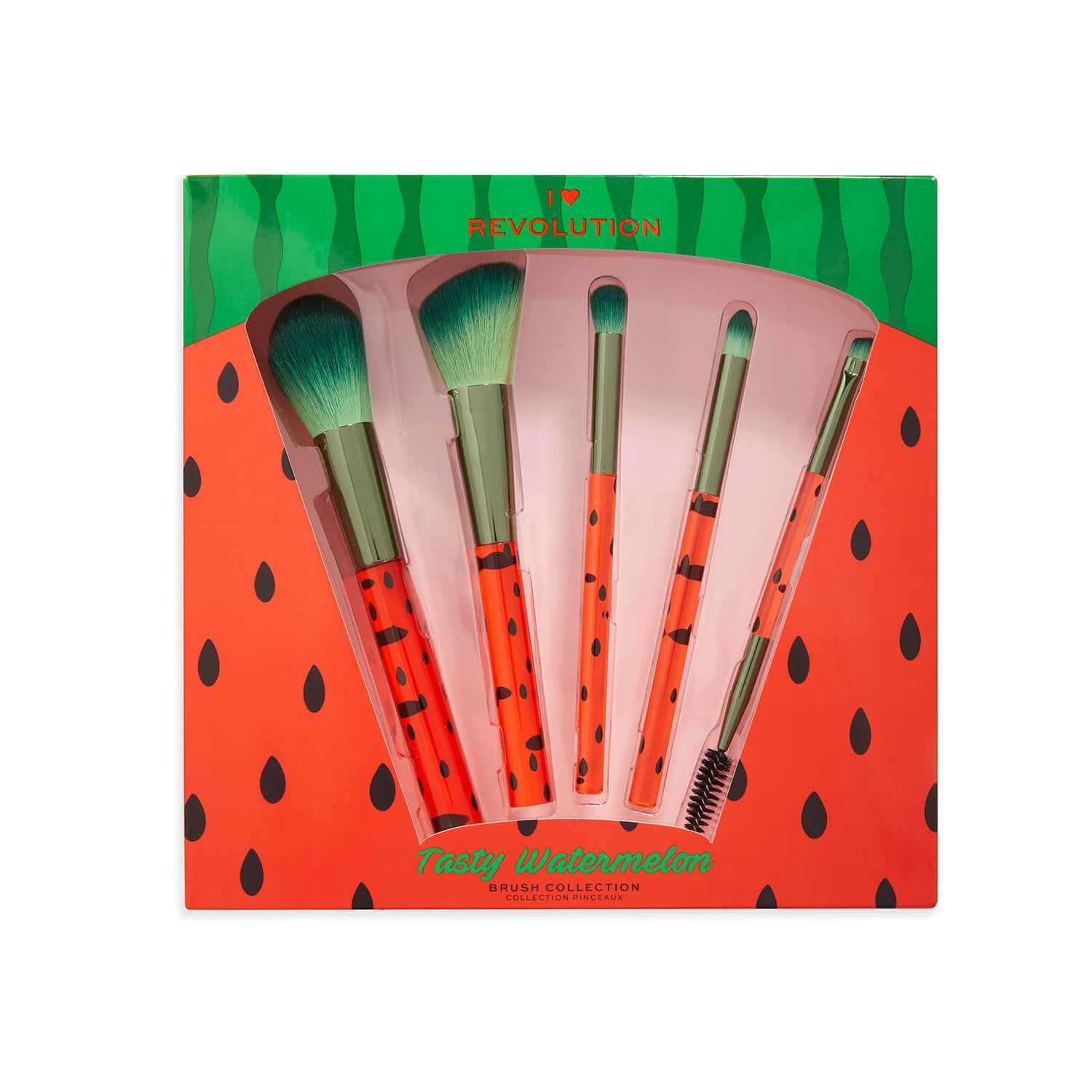 I Heart Tasty Watermelon Brush Set