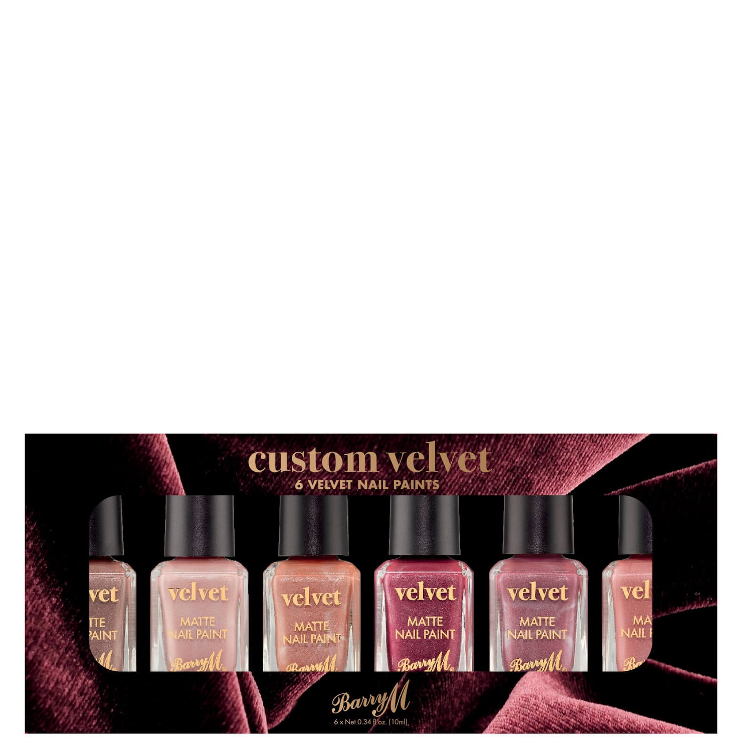 Set Regalo Nail Paint Barry M Cosmetics -Custom Velvet