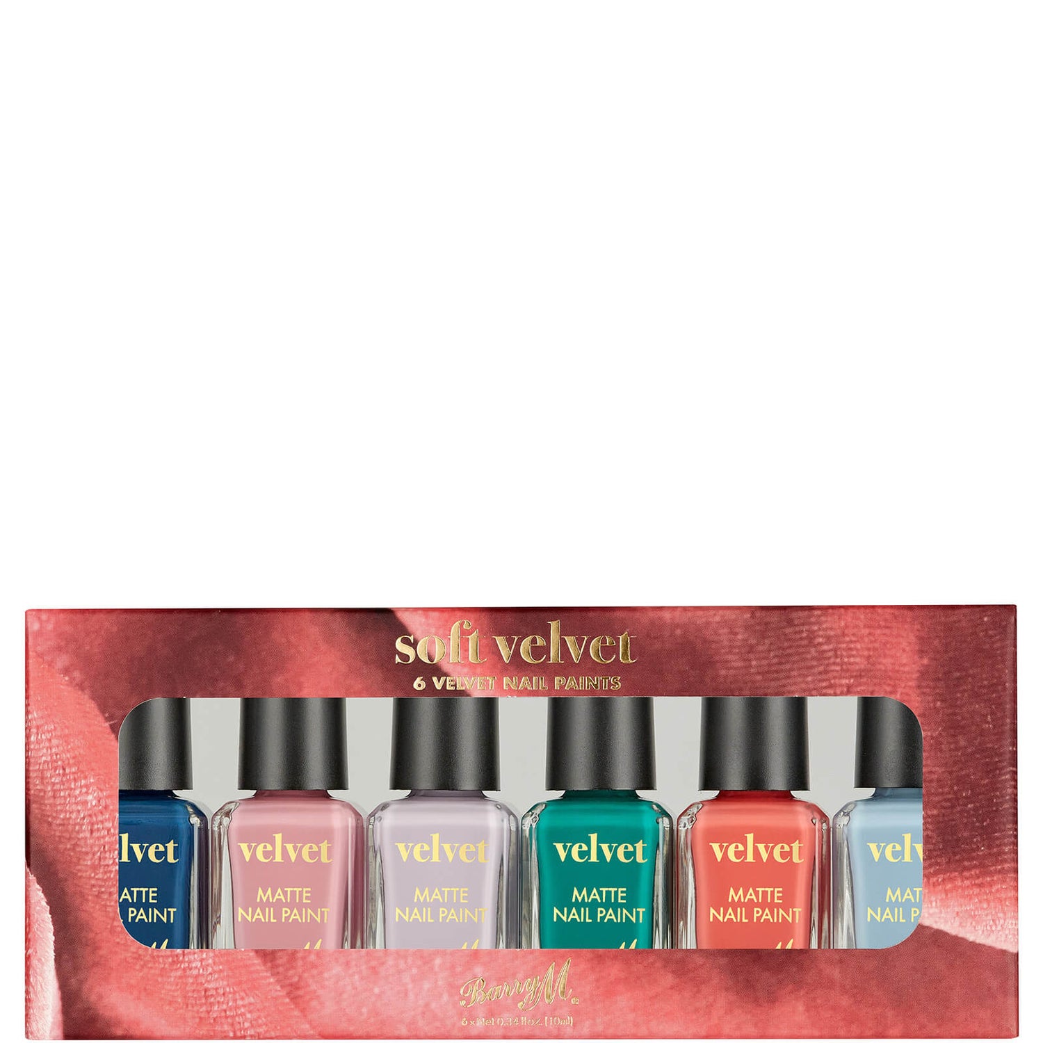 Set cadou de lacuri de unghii Barry M Cosmetics - Soft Velvet