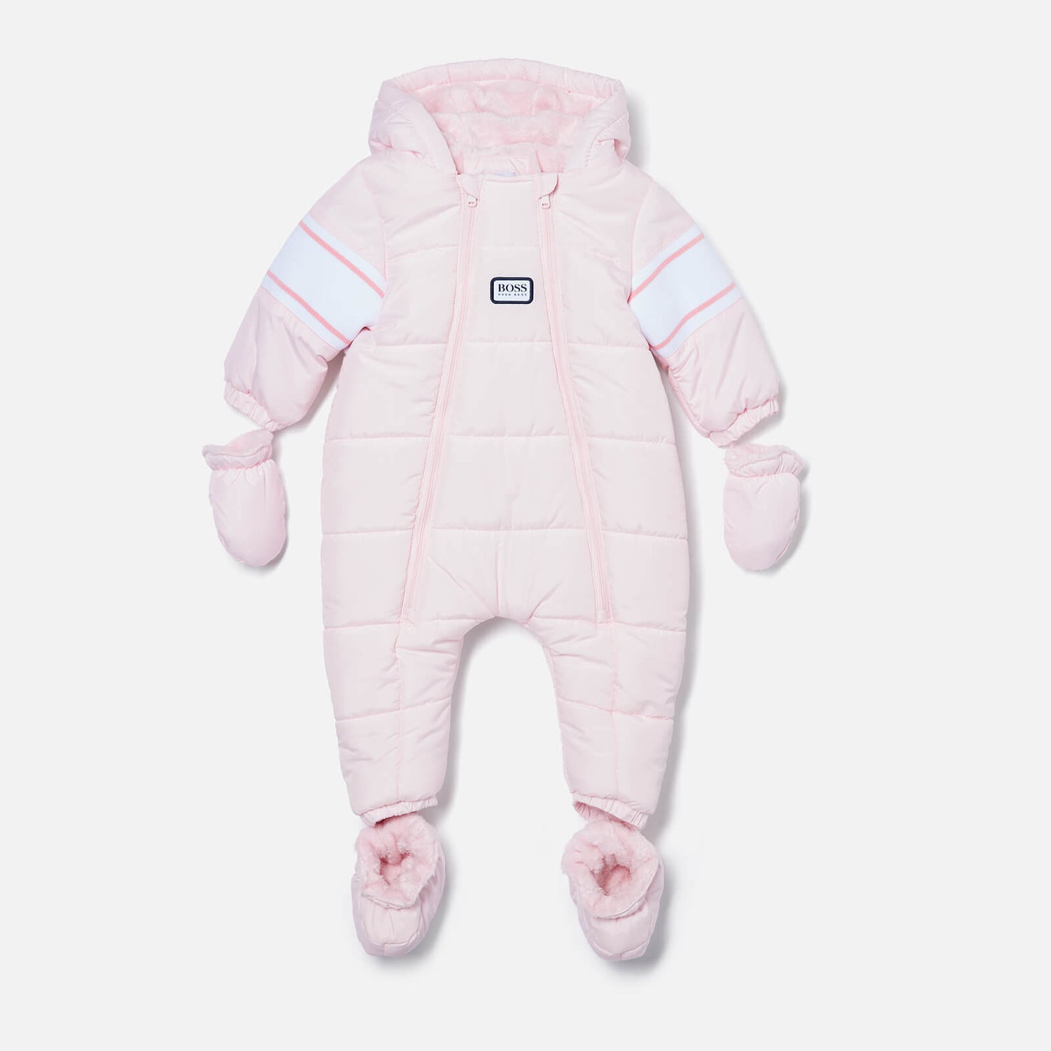 Hugo Boss Baby All In One Snowsuit - Pink Pale