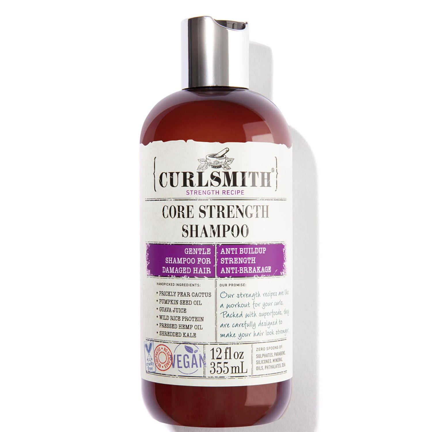 Шампунь для кудрявых волос Curlsmith Core Strength Shampoo, 355 мл