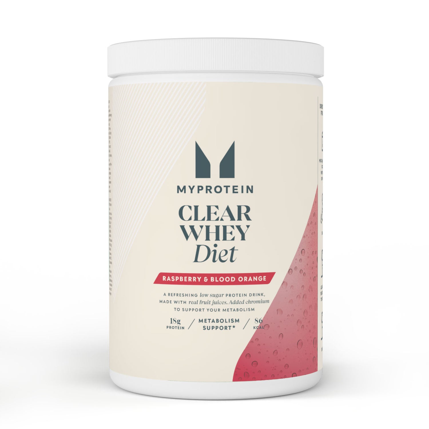 Дієтичний сироватковий протеїн Clear Whey Diet - 500g - Raspberry & Blood Orange
