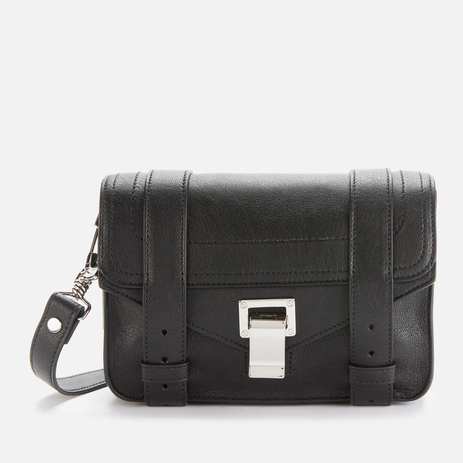 Proenza Schouler Women's Lux Leather Ps1 Mini Cross Body Bag - Black