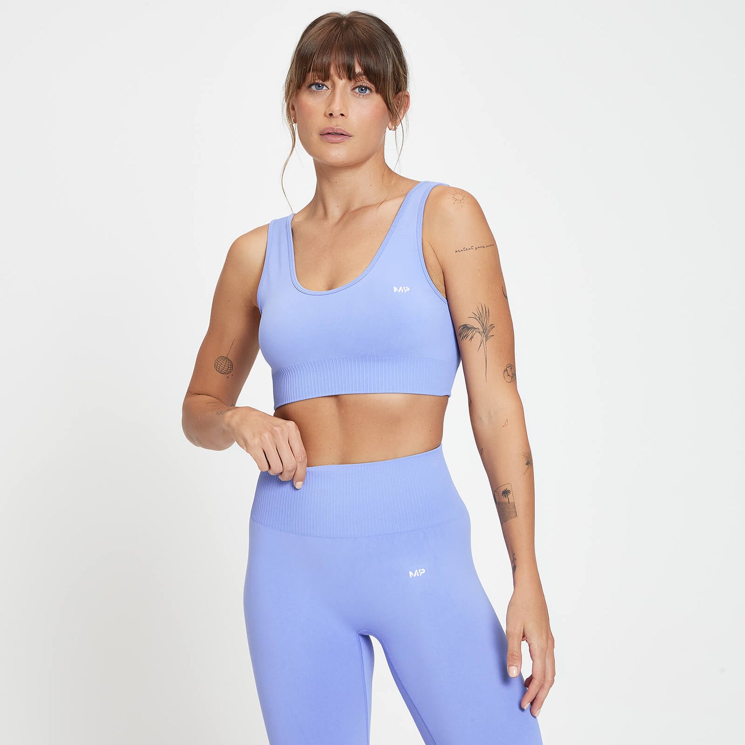 MP Women's Composure Seamless Sports Bra - Chalk Purple - XXS