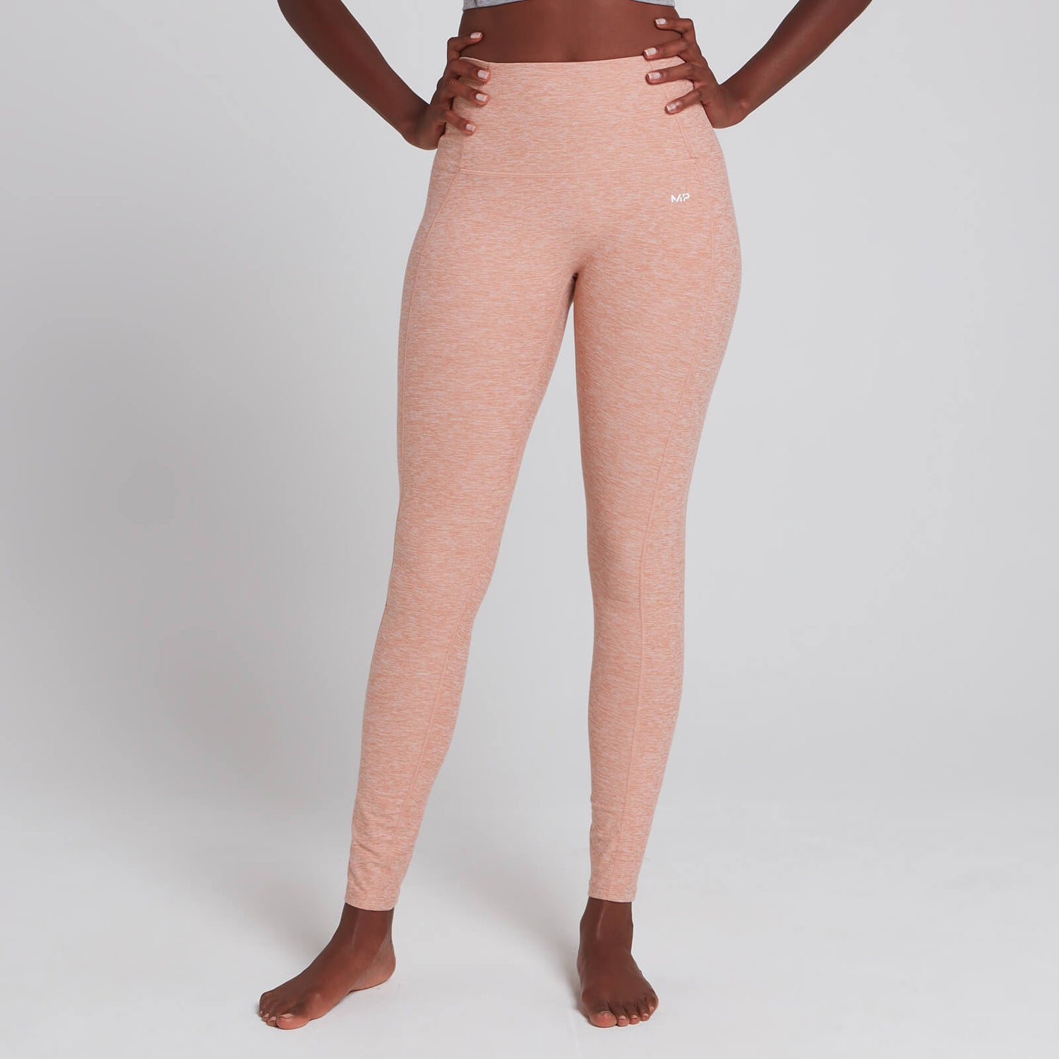 Naisten MP Composure -leggingsit - Haalistettu vaaleanpunainen marli - XXS