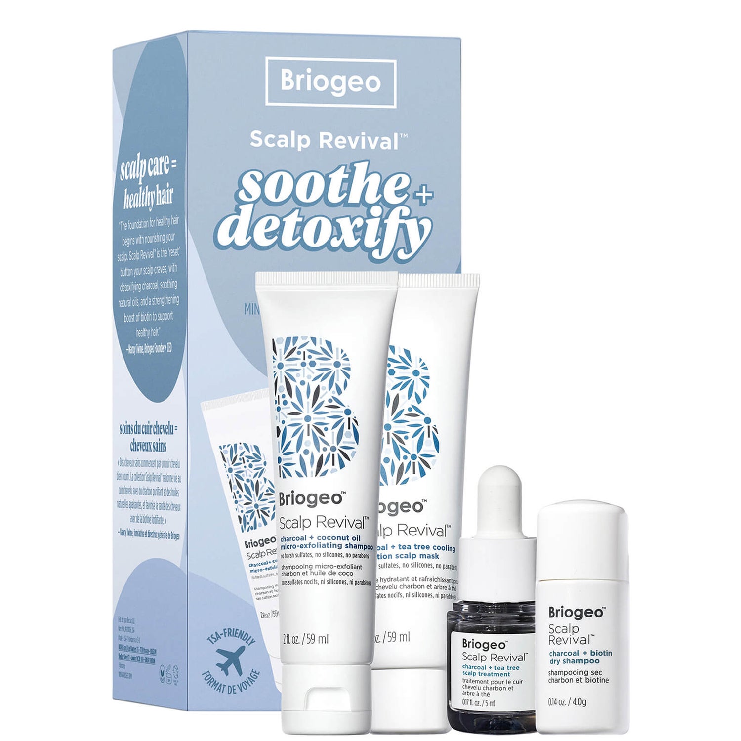 Briogeo Scalp Revival Soothe and Detoxify Hair Care Minis (Worth $38.00)